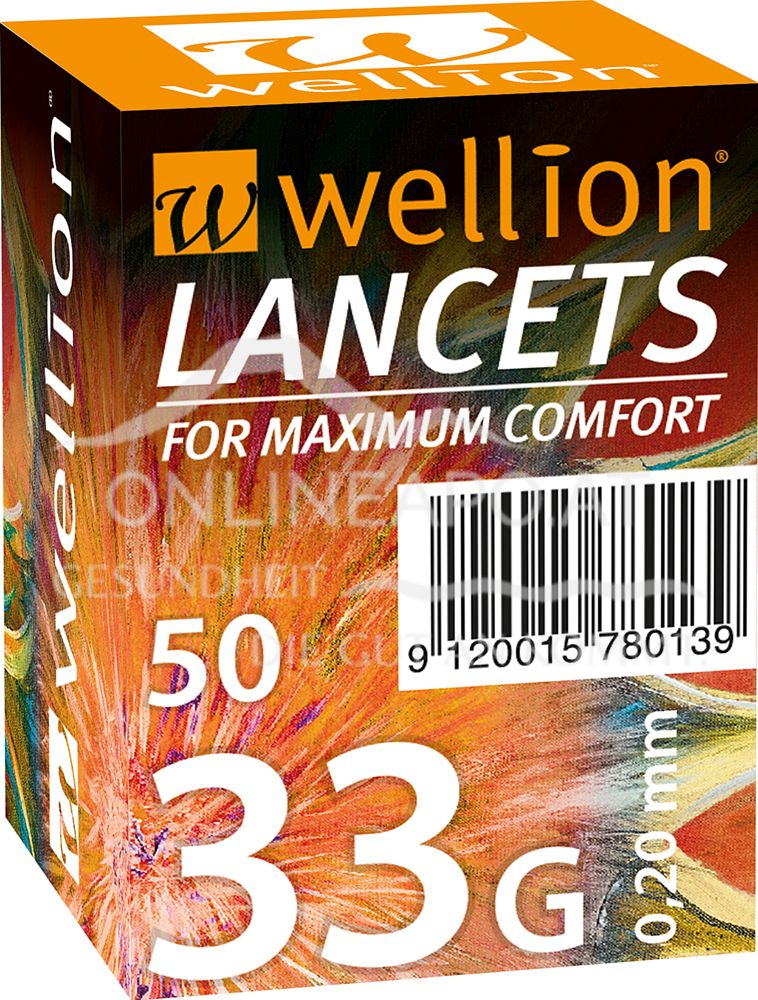 Wellion 33G Lanzetten