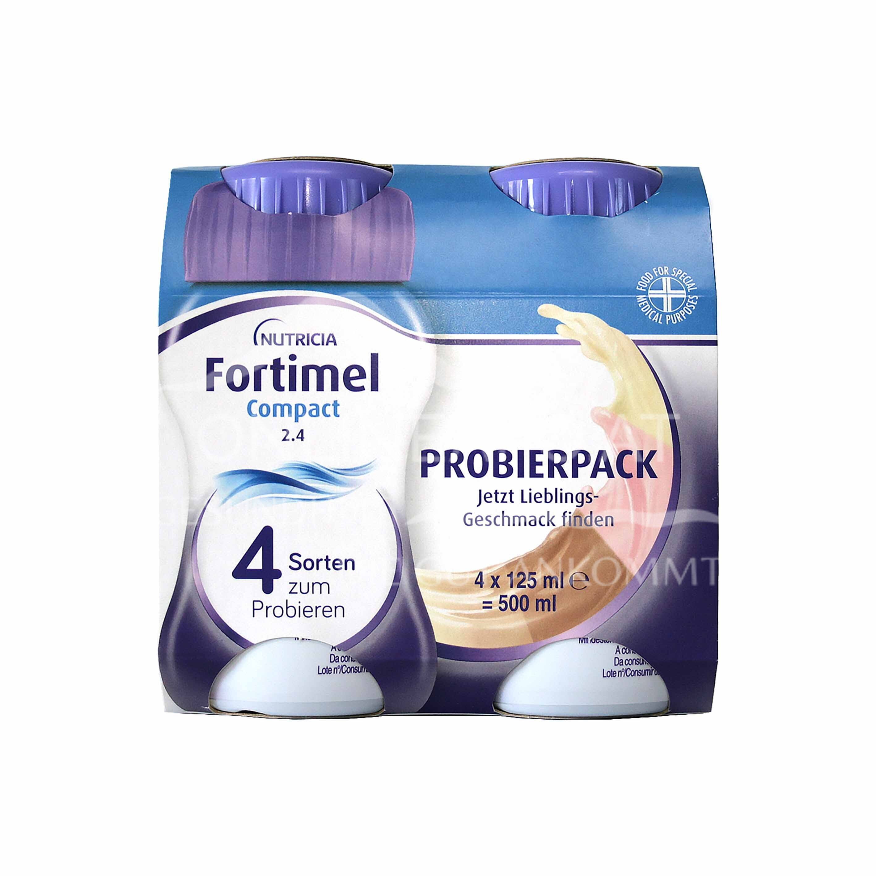 Nutricia Fortimel® Compact 2.4 kcal Trinknahrung 125 ml - Probierpack 