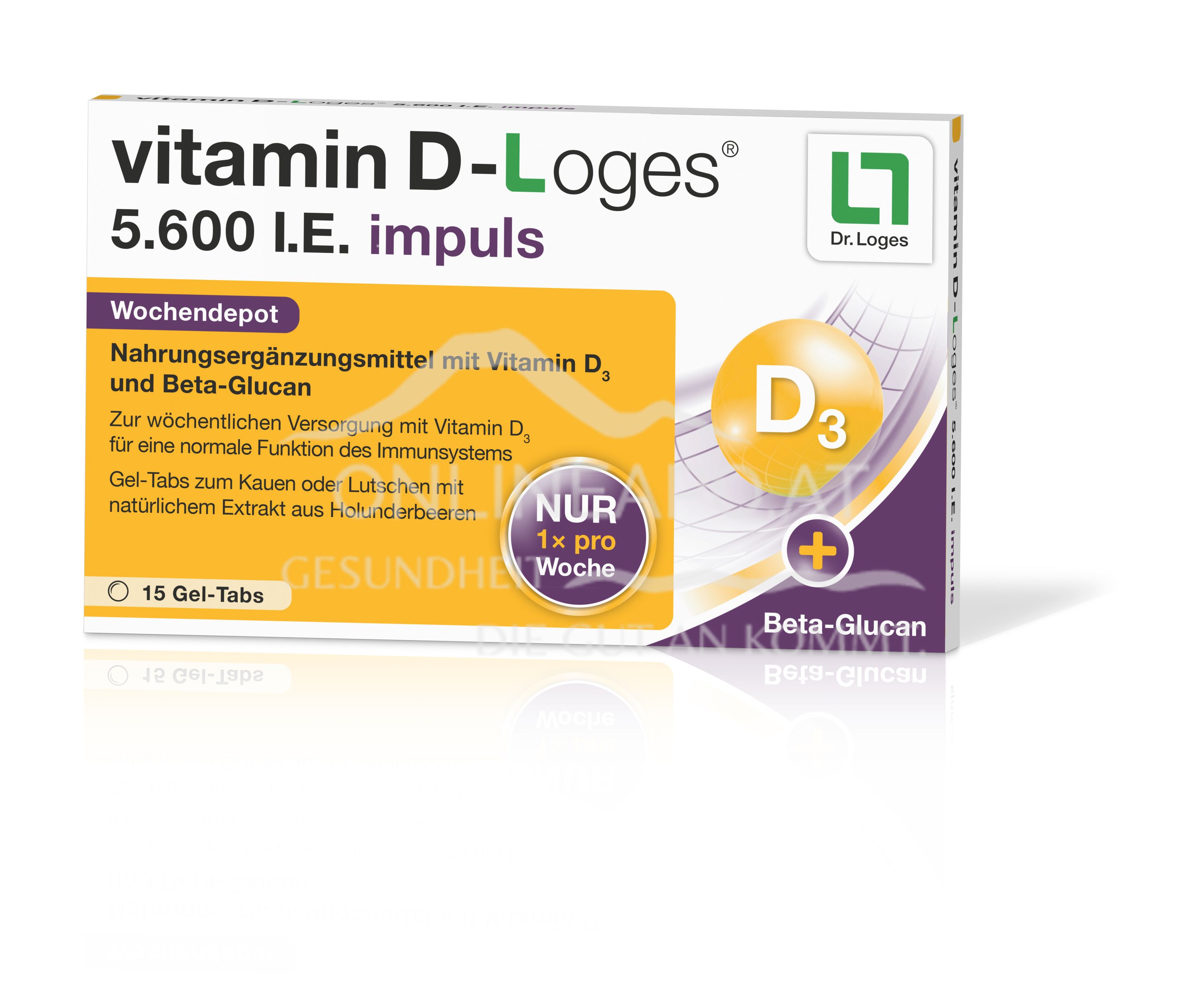 vitamin DLoges® 5.600 I.E. impuls GelTabs schnell günstig geliefert