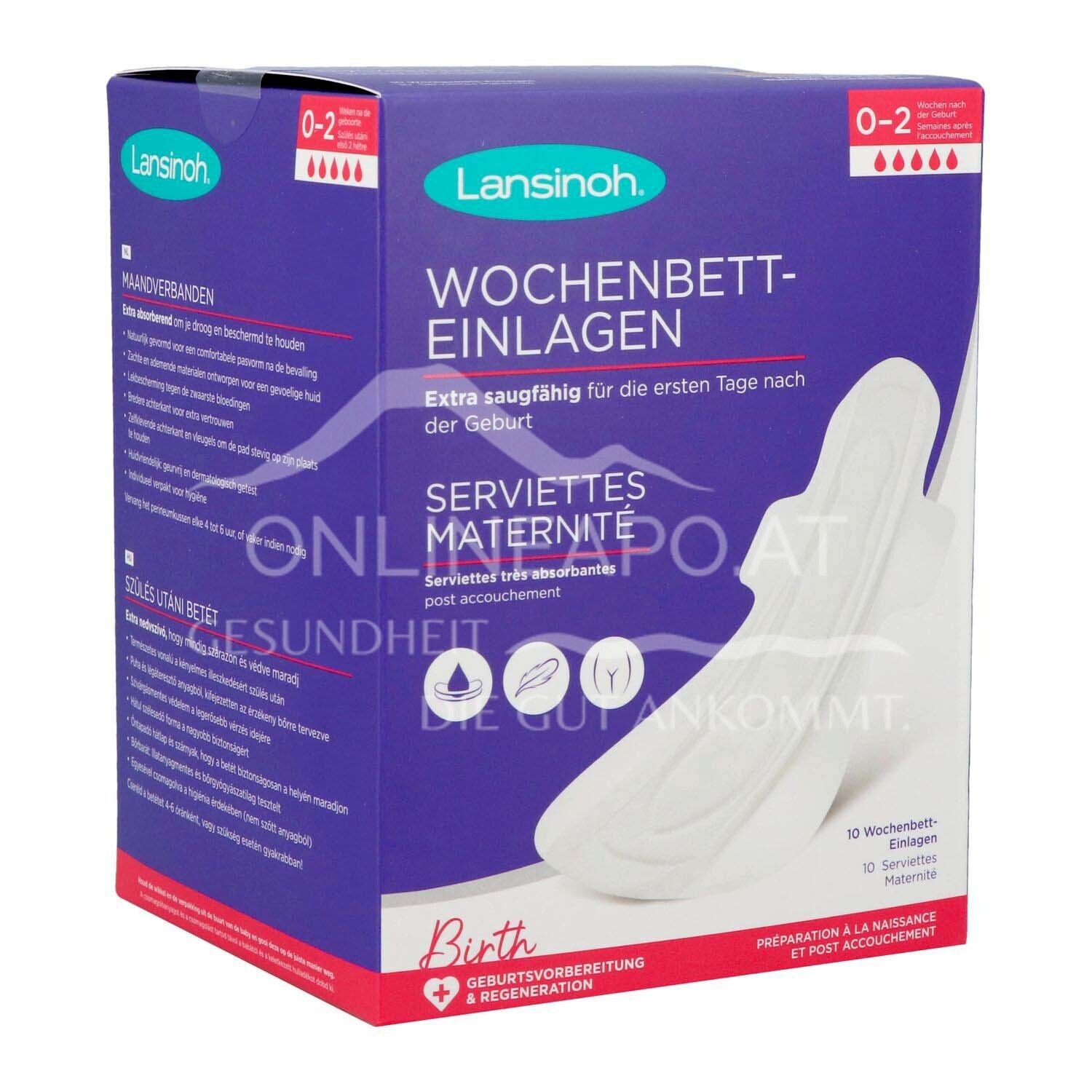 Lansinoh® Wochenbett-Einlagen (Wochen 0-2) L
