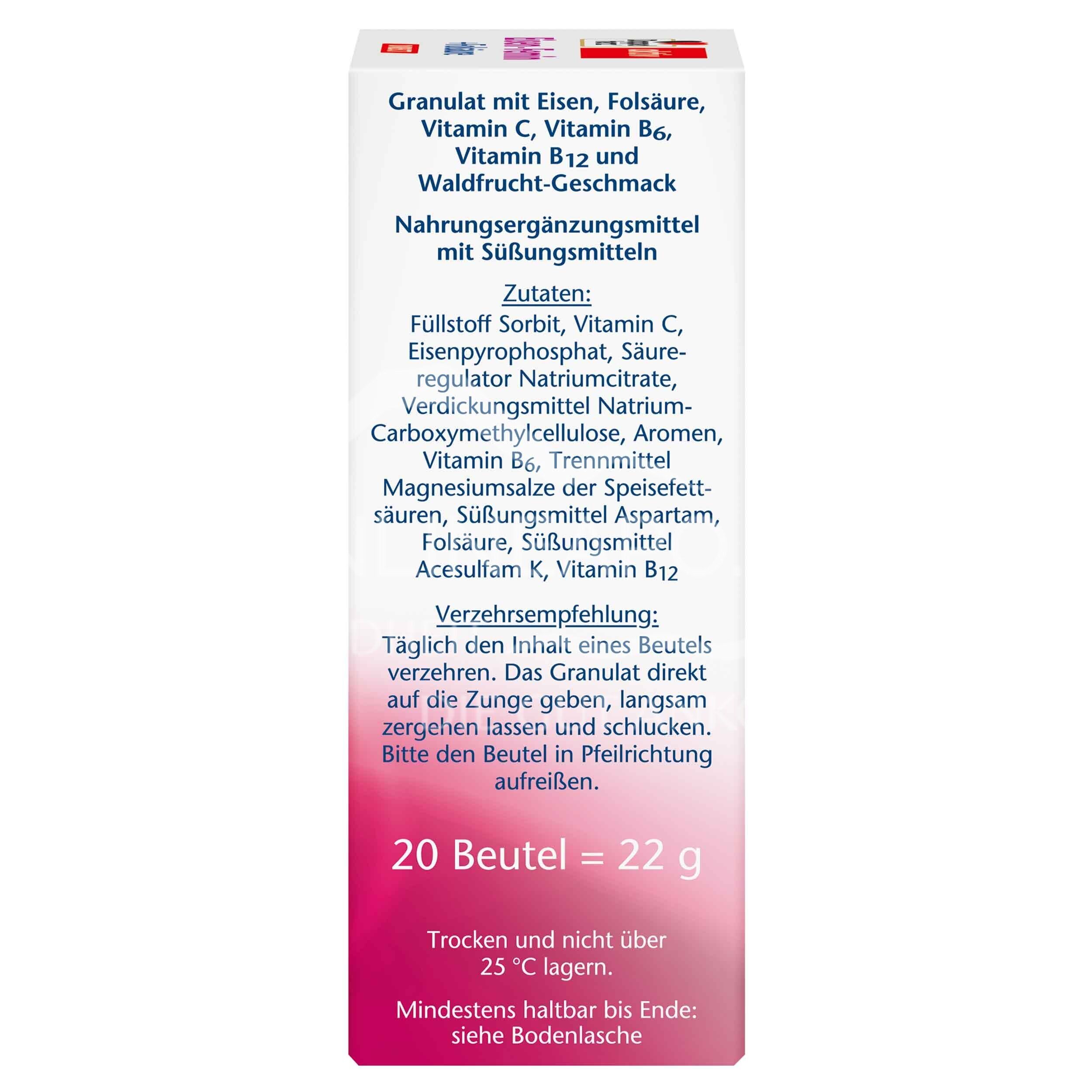 Doppelherz aktiv Iron-Femin + Folic Acid DIRECT Sticks