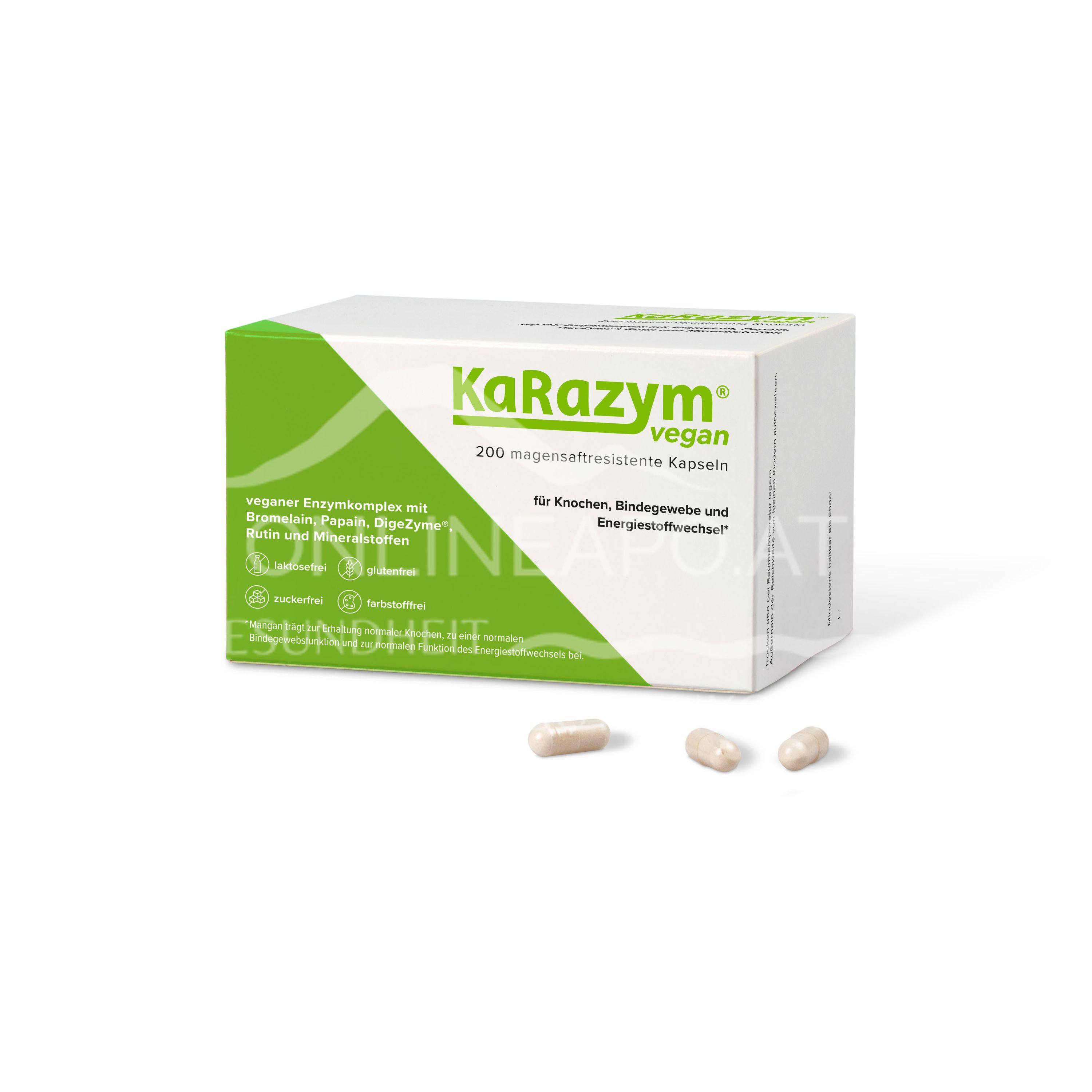 KaRazym® vegan magensaftresistente Kapseln