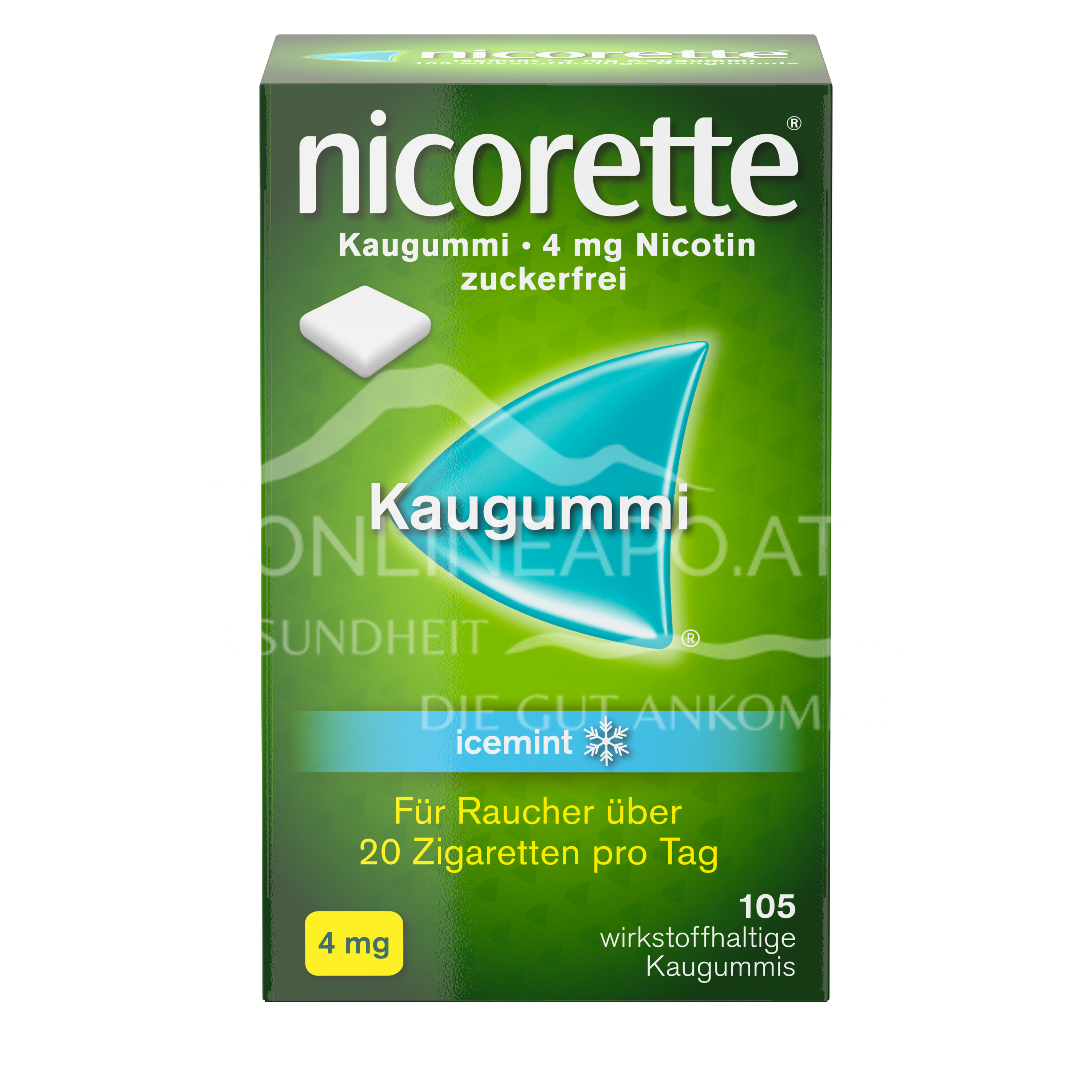Nicorette® Icemint 4 mg - Kaugummi zur Raucherentwöhnung