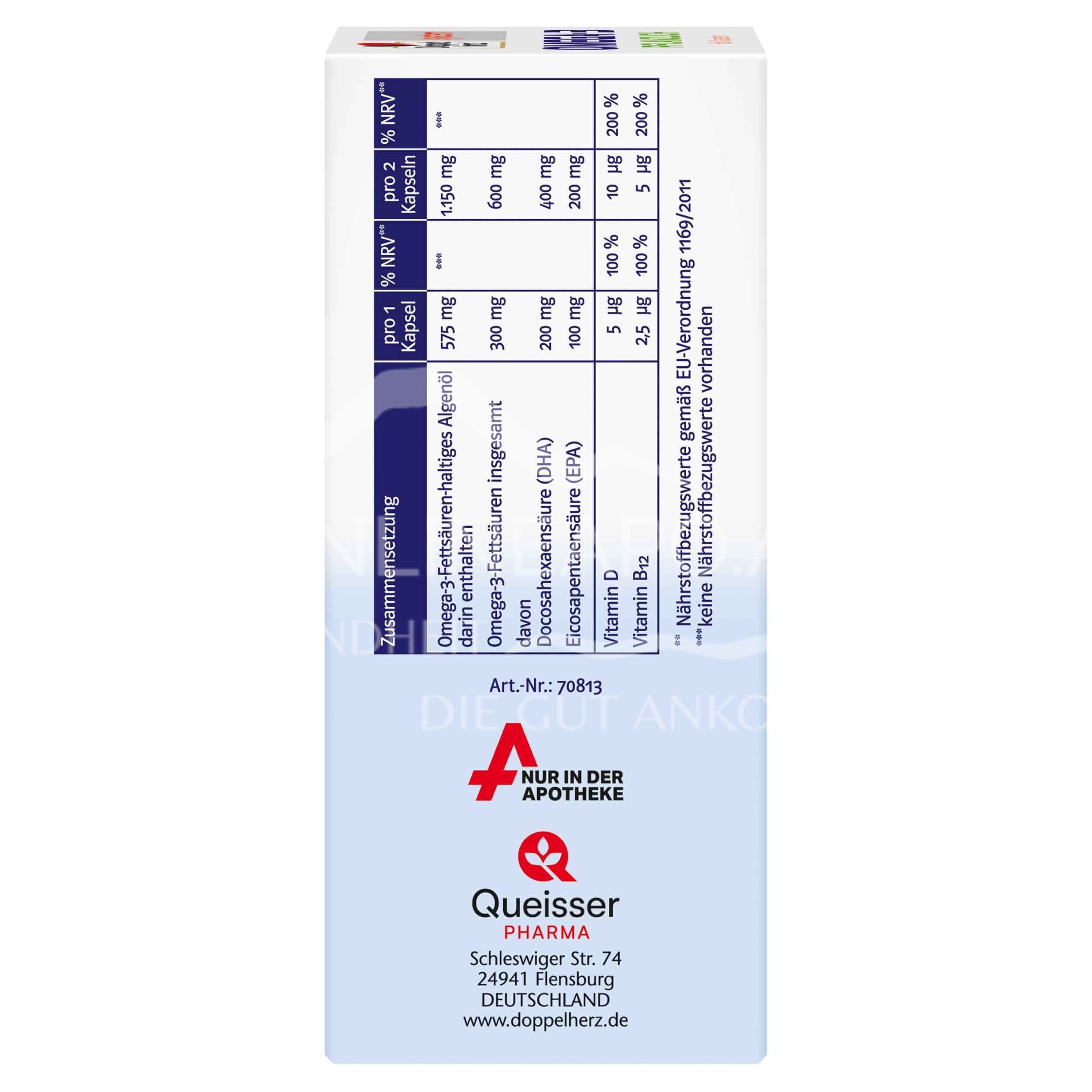 Doppelherz system OMEGA-3 PFLANZLICH ALGENÖL Kapseln