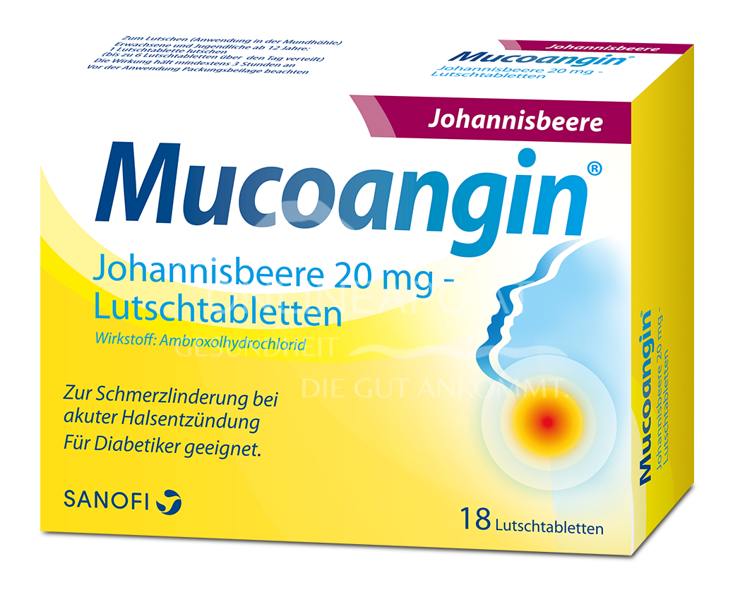 Mucoangin® Johannisbeere 20 mg - Lutschtabletten