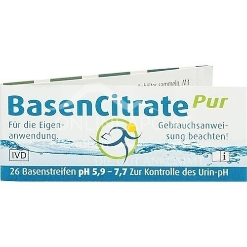 Basen Citrate Pur® Teststreifen Nach Apotheker Rudolf Keil