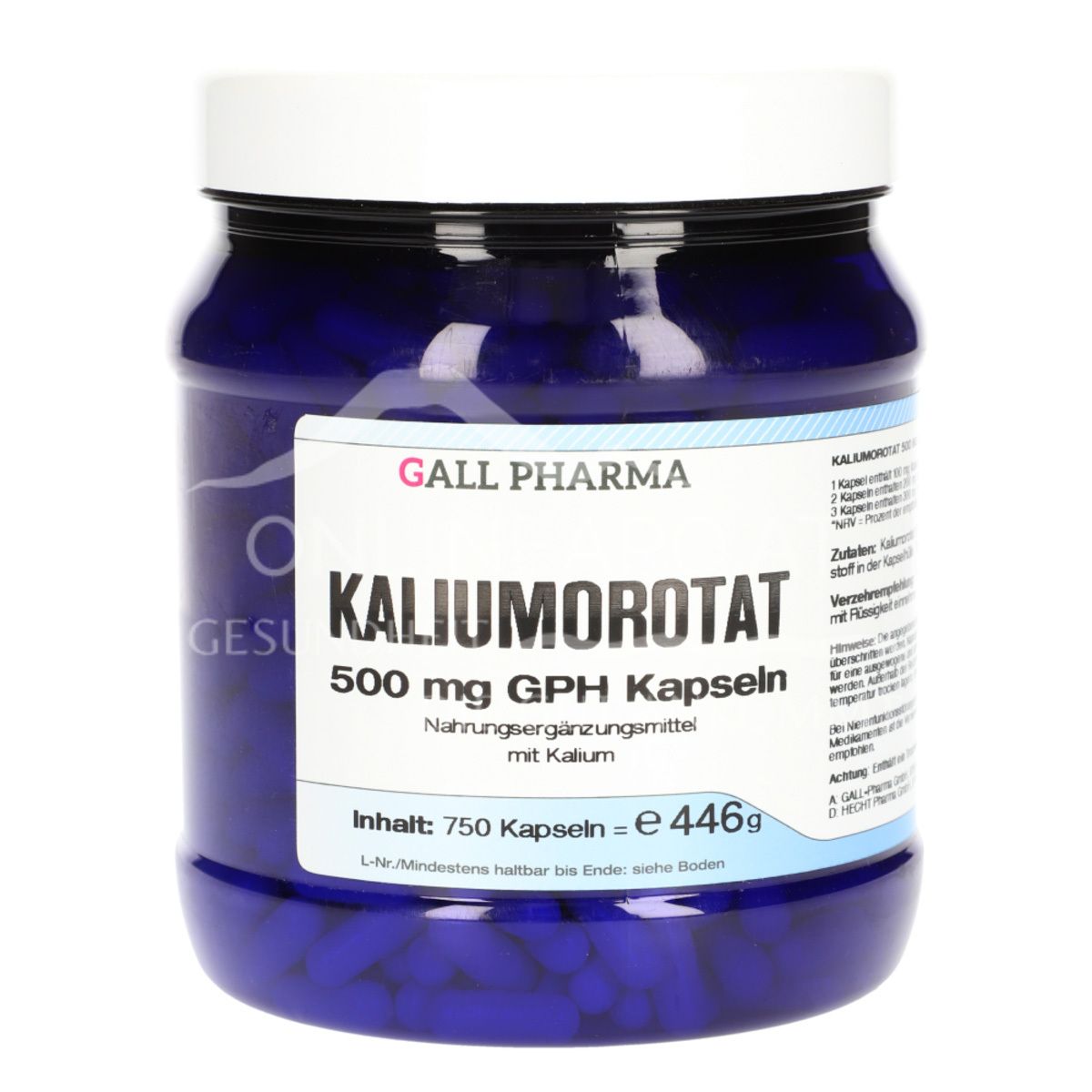 Gall Pharma Kaliumorotat 500 mg Kapseln
