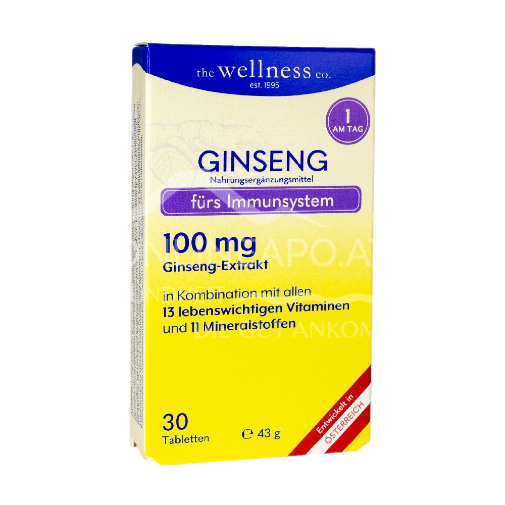 Wellness GINSENG 100 mg Kapseln
