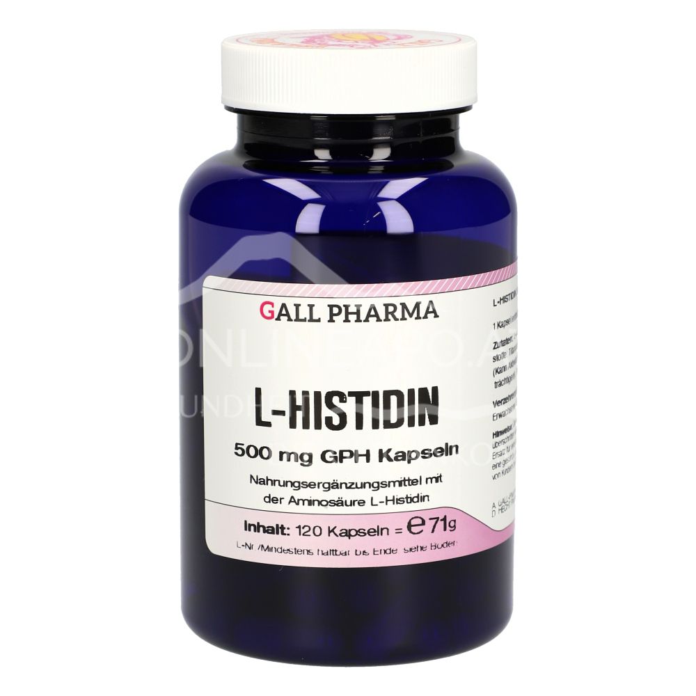 Gall Pharma L-Histidine 500 mg capsules