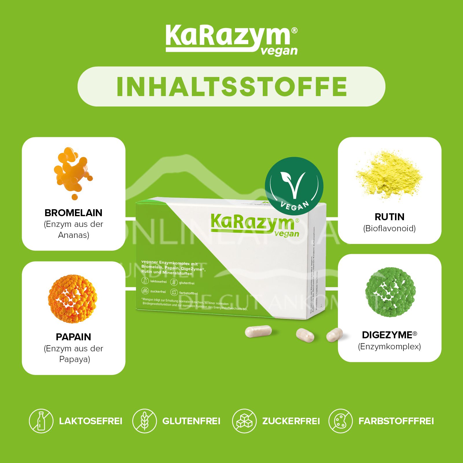 KaRazym® vegan magensaftresistente Kapseln