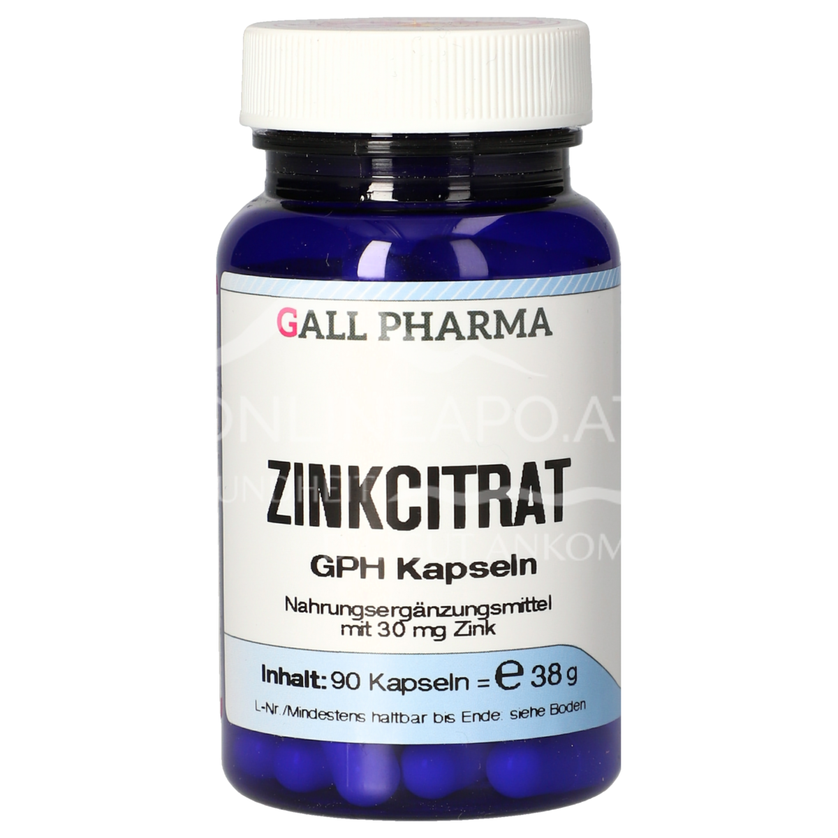 Gall Pharma Zinkcitrat Kapseln (30 mg Zink)