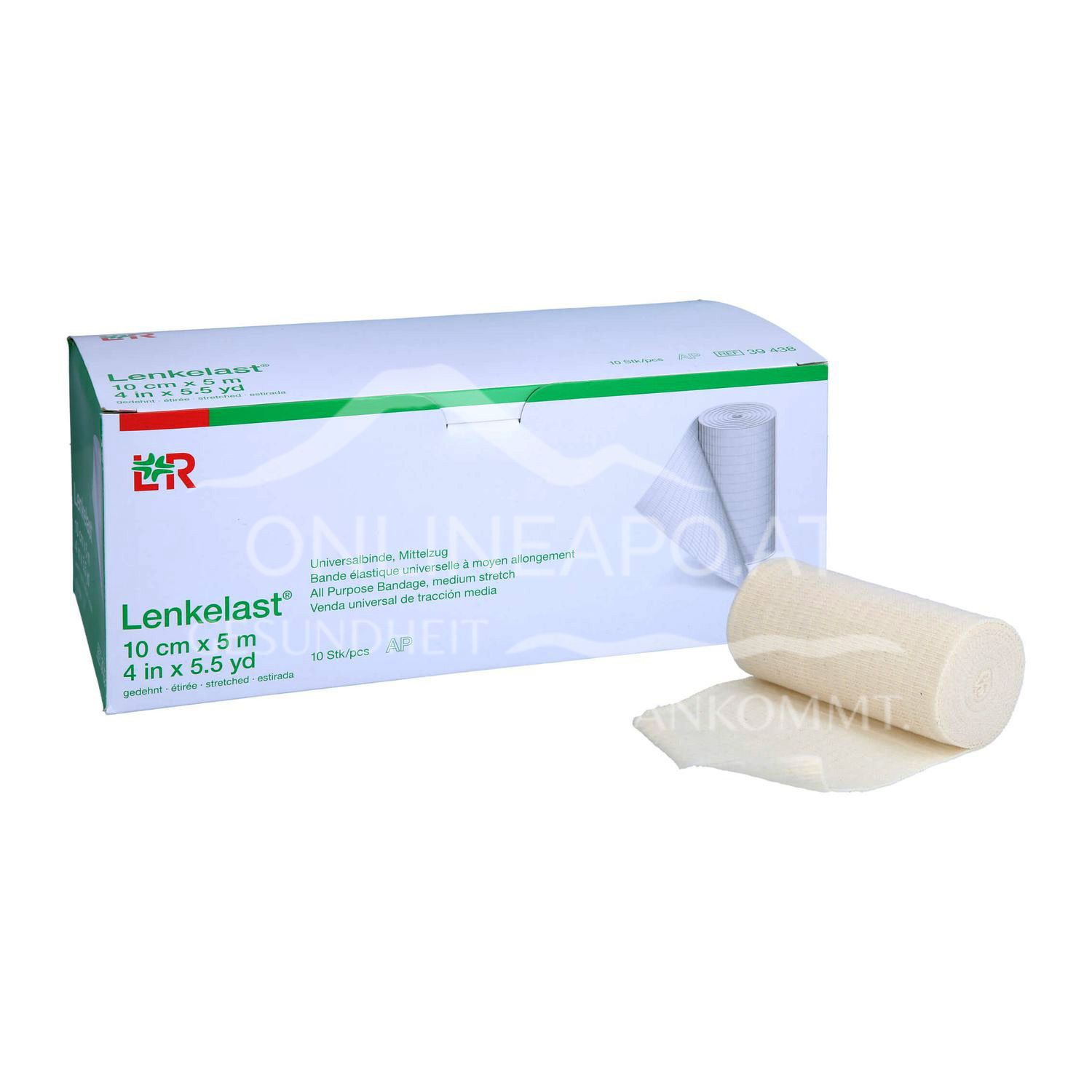 Lenkelast® Mittelzügige Universalbinde 10 cm x 5 m