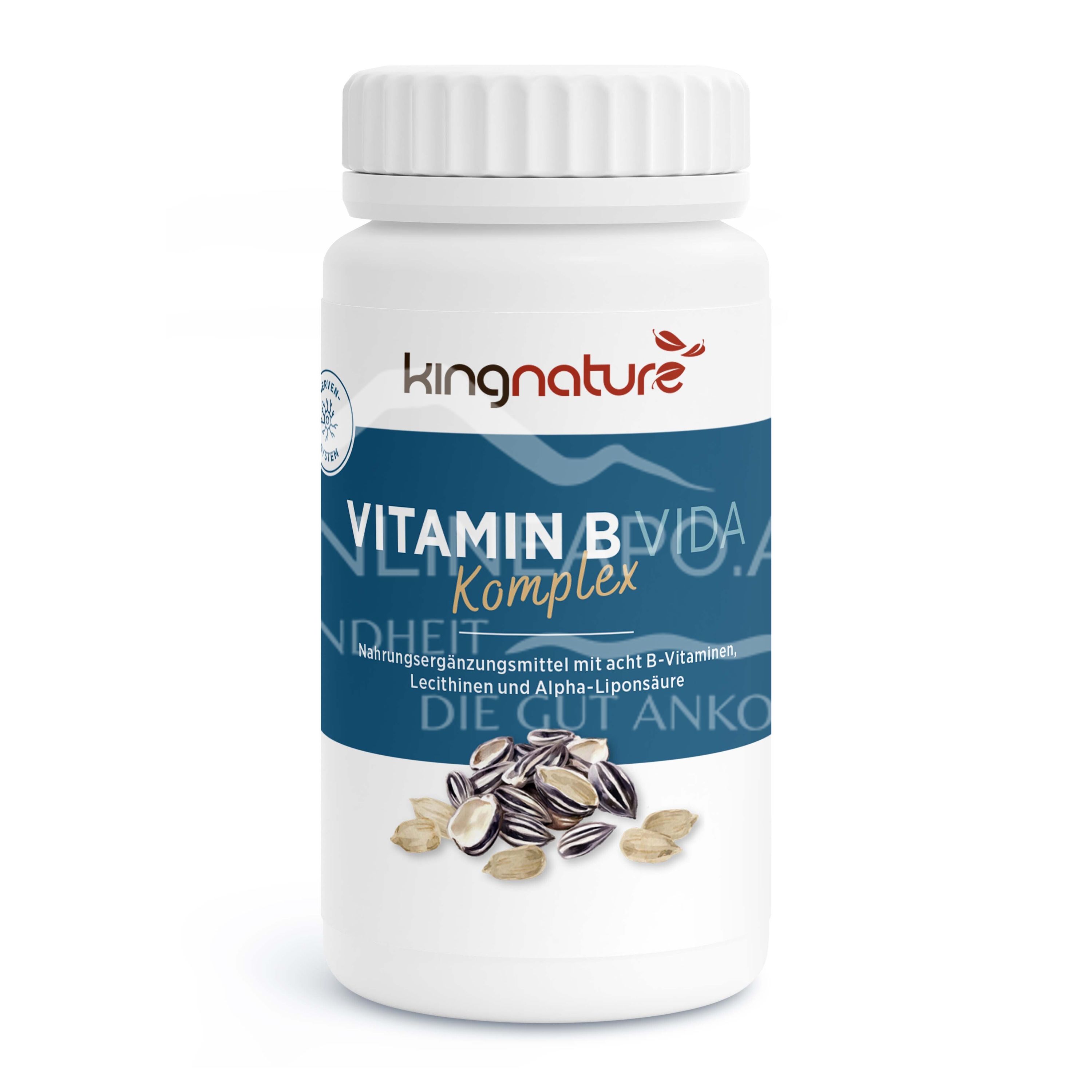 Kingnature Vitamin B Komplex Vida Kapseln