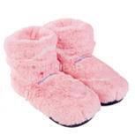 Plush boots pink