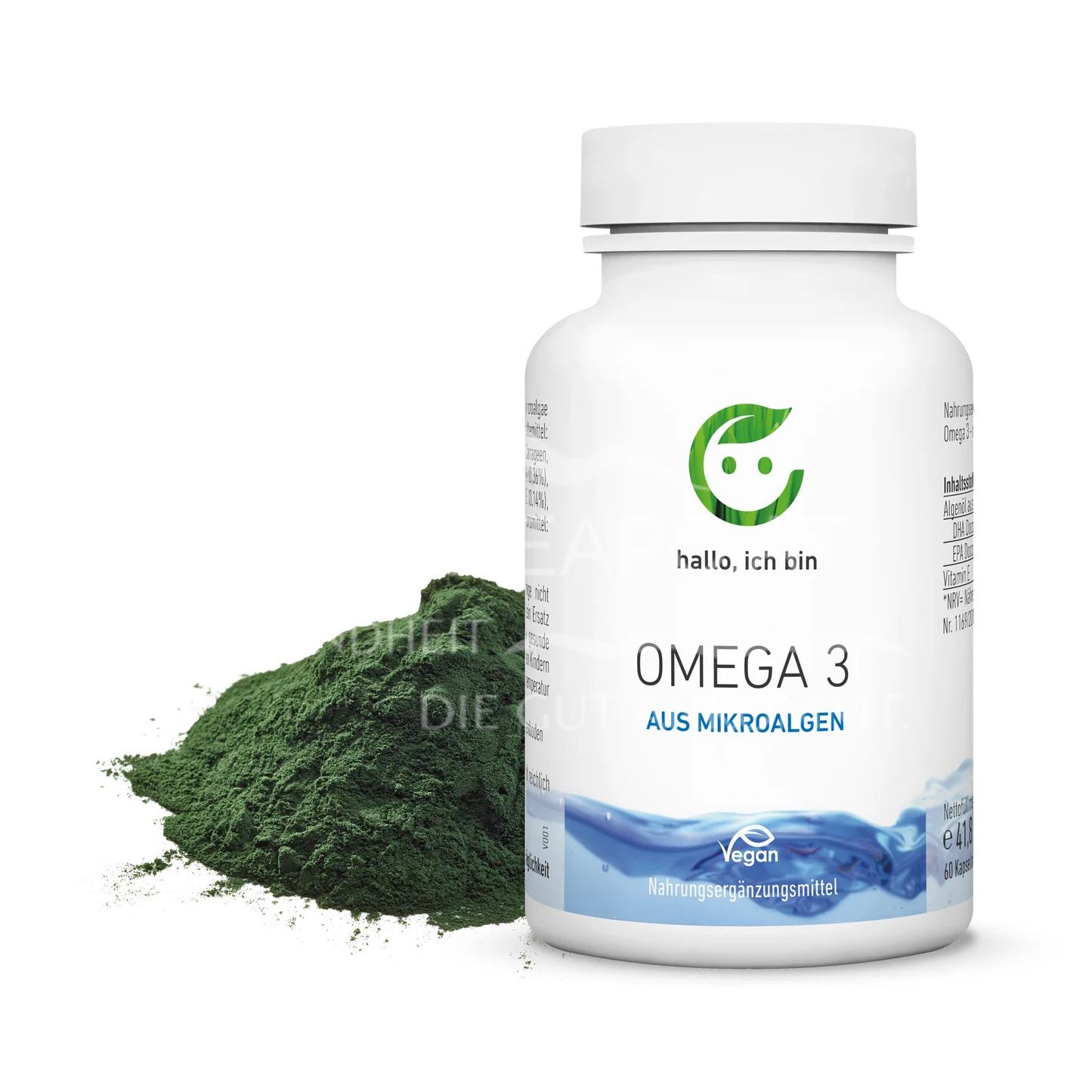 hallo, ich bin Omega 3 aus Mikroalgen Kapseln