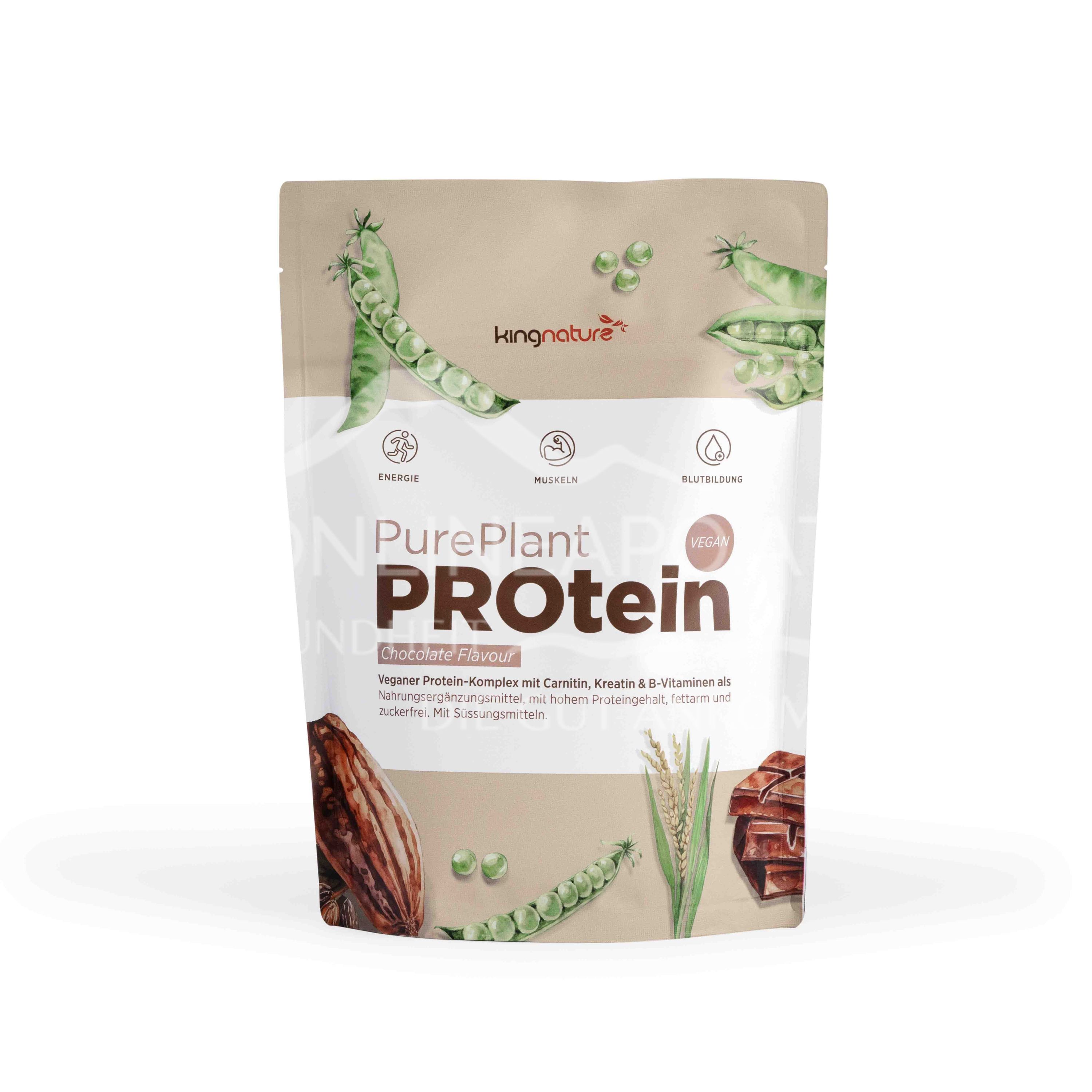 Kingnature PurePlantPROtein powder chocolate