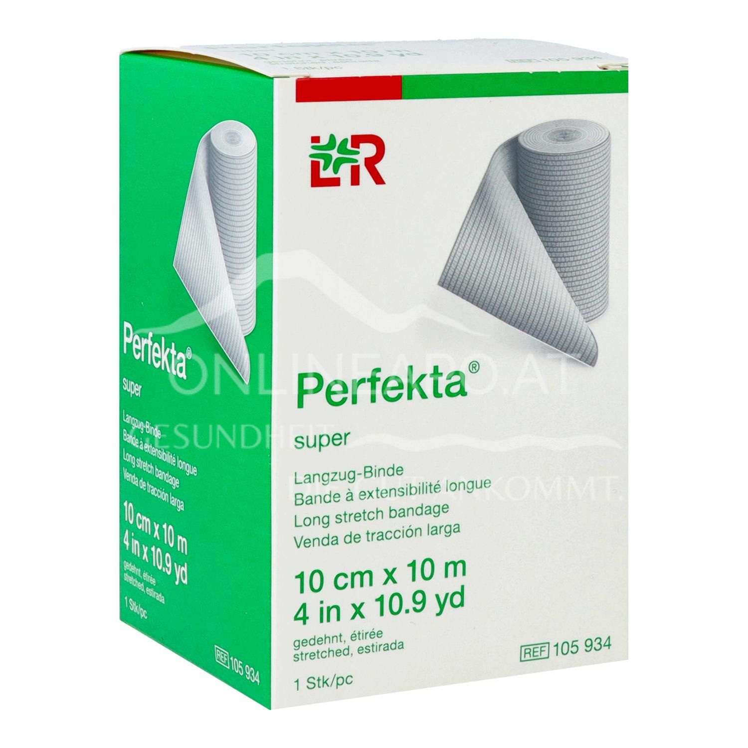 Perfekta® Super Langzugbinde 10 cm x 10 m