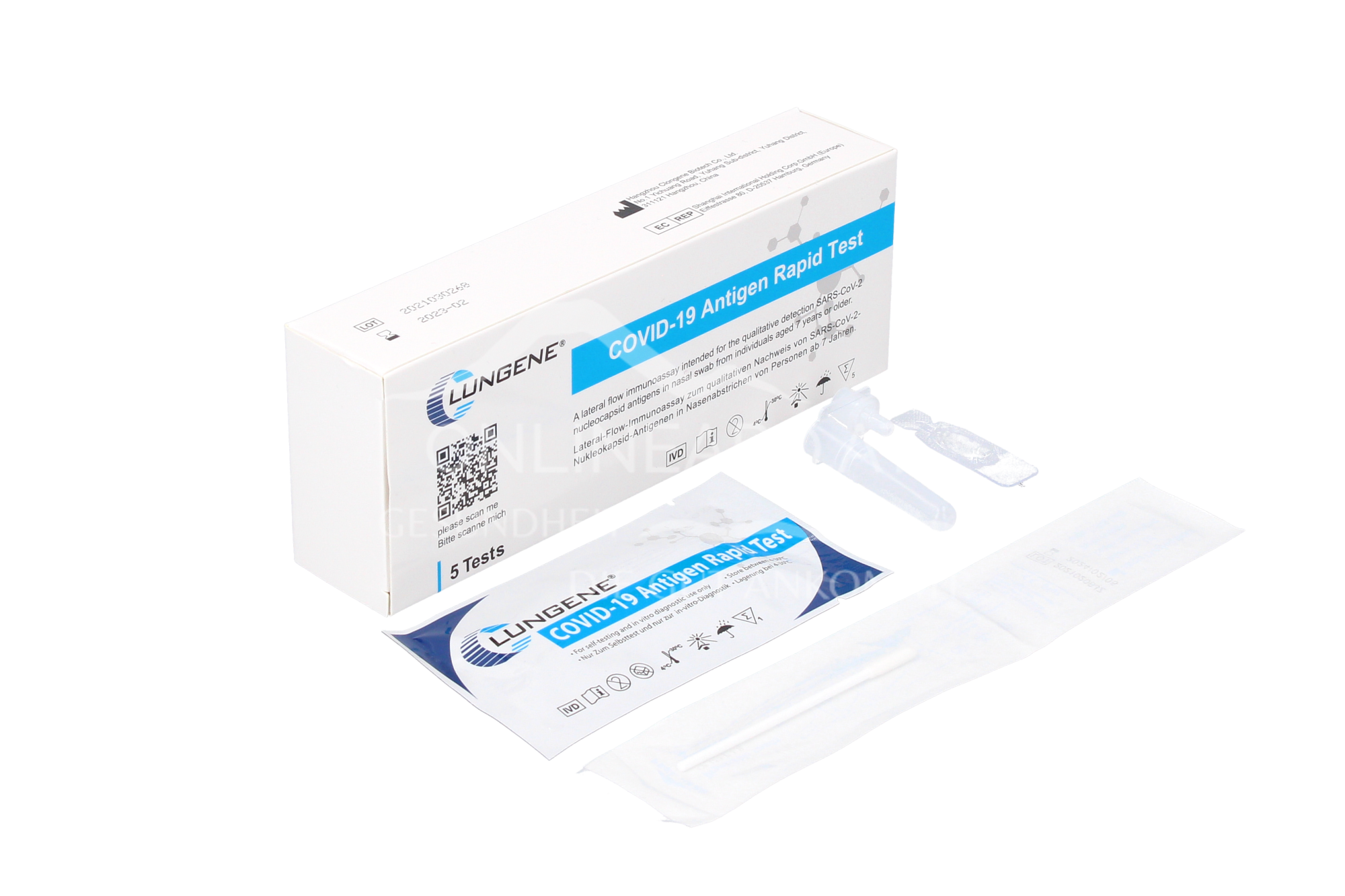 Clungene® COVID-19 Antigen Laien Rapid Schnelltest