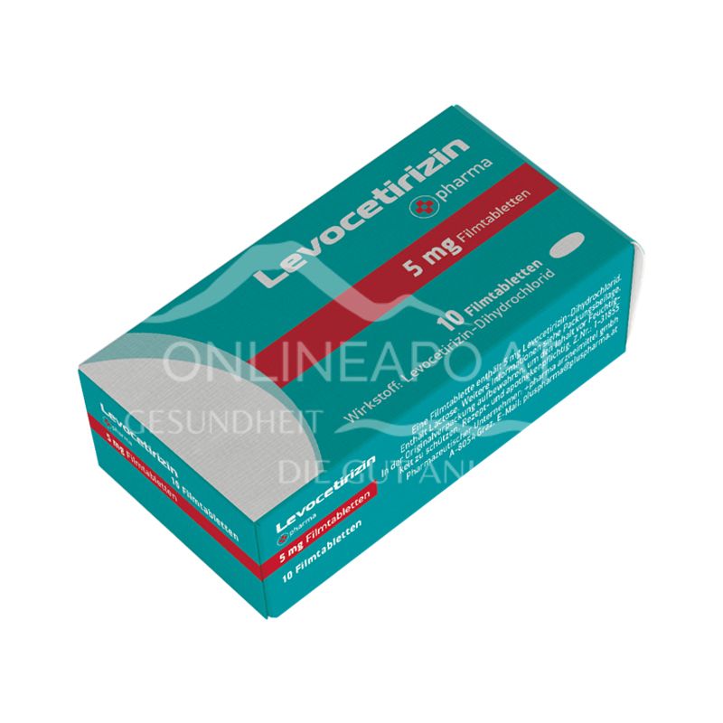 Levocetirizine +pharma 5 mg film-coated tablets