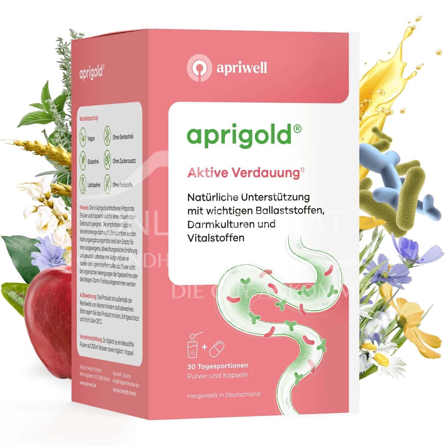 apriwell aprigold® Pulver und Kapseln