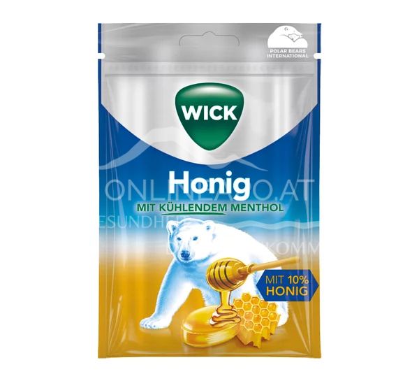 Wick Honig Hustenbonbons mit Menthol