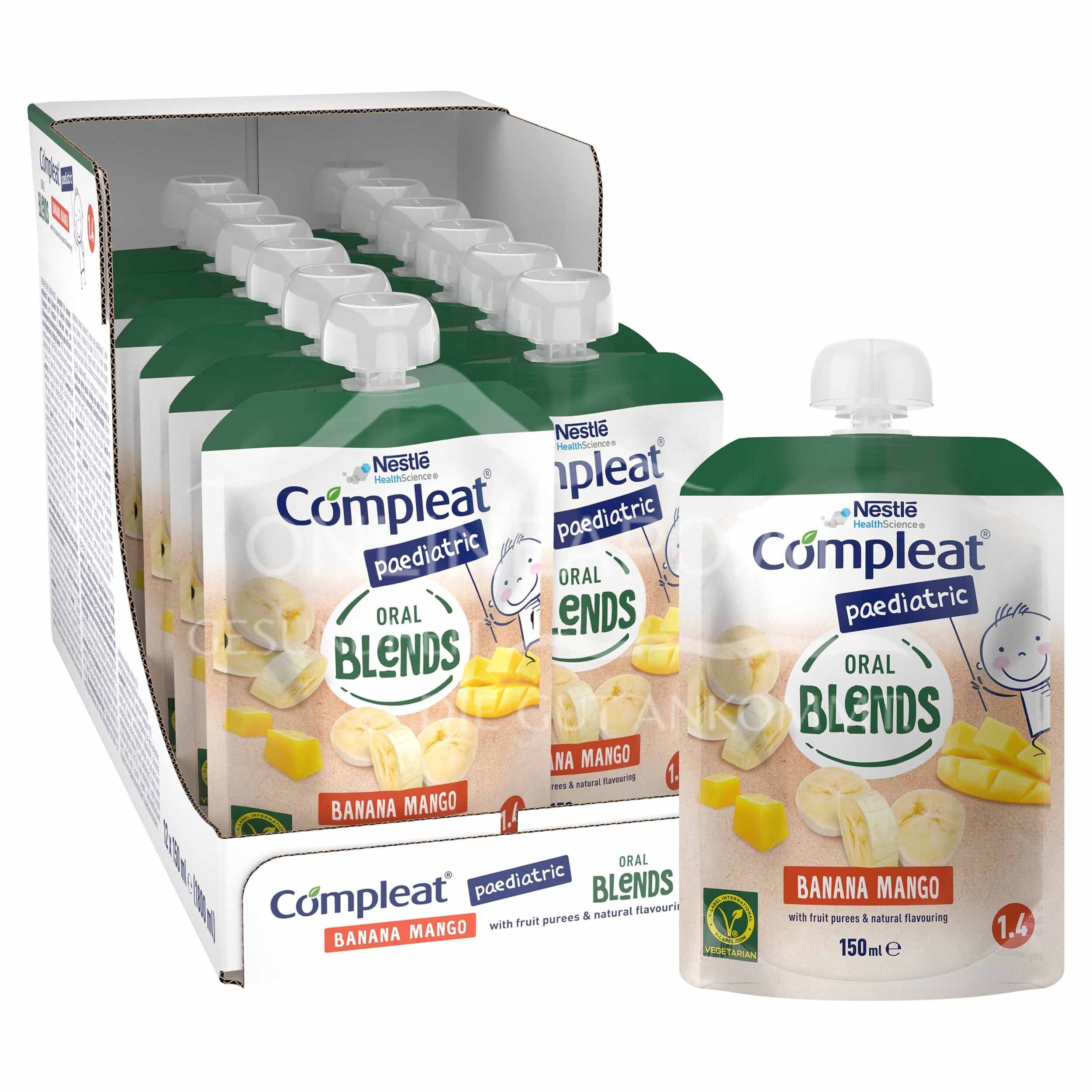 Compleat® paediatric Oral Blends Banane-Mango Quetschbeutel, 150 ml