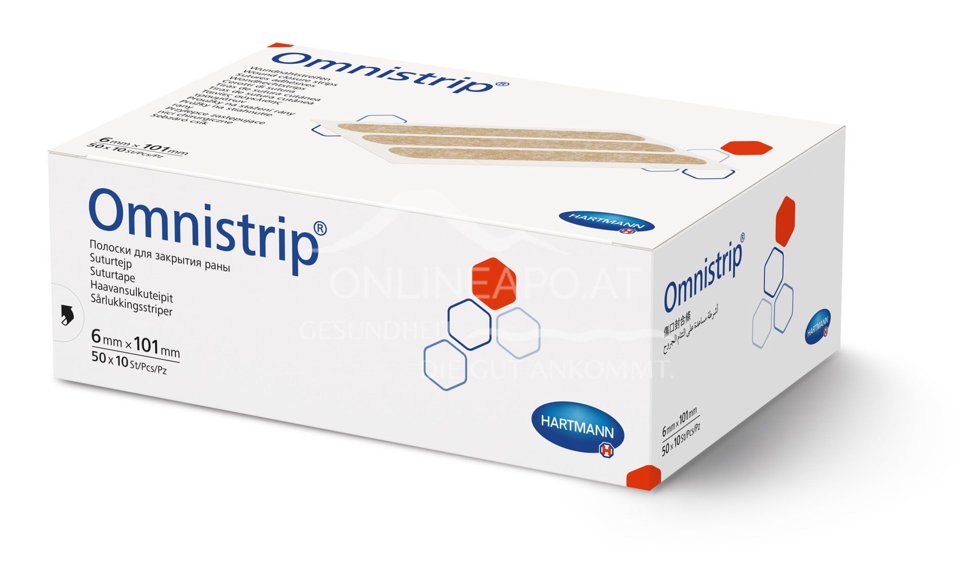 Omnistrip® wound suture strips sterile, 6 x 101 mm