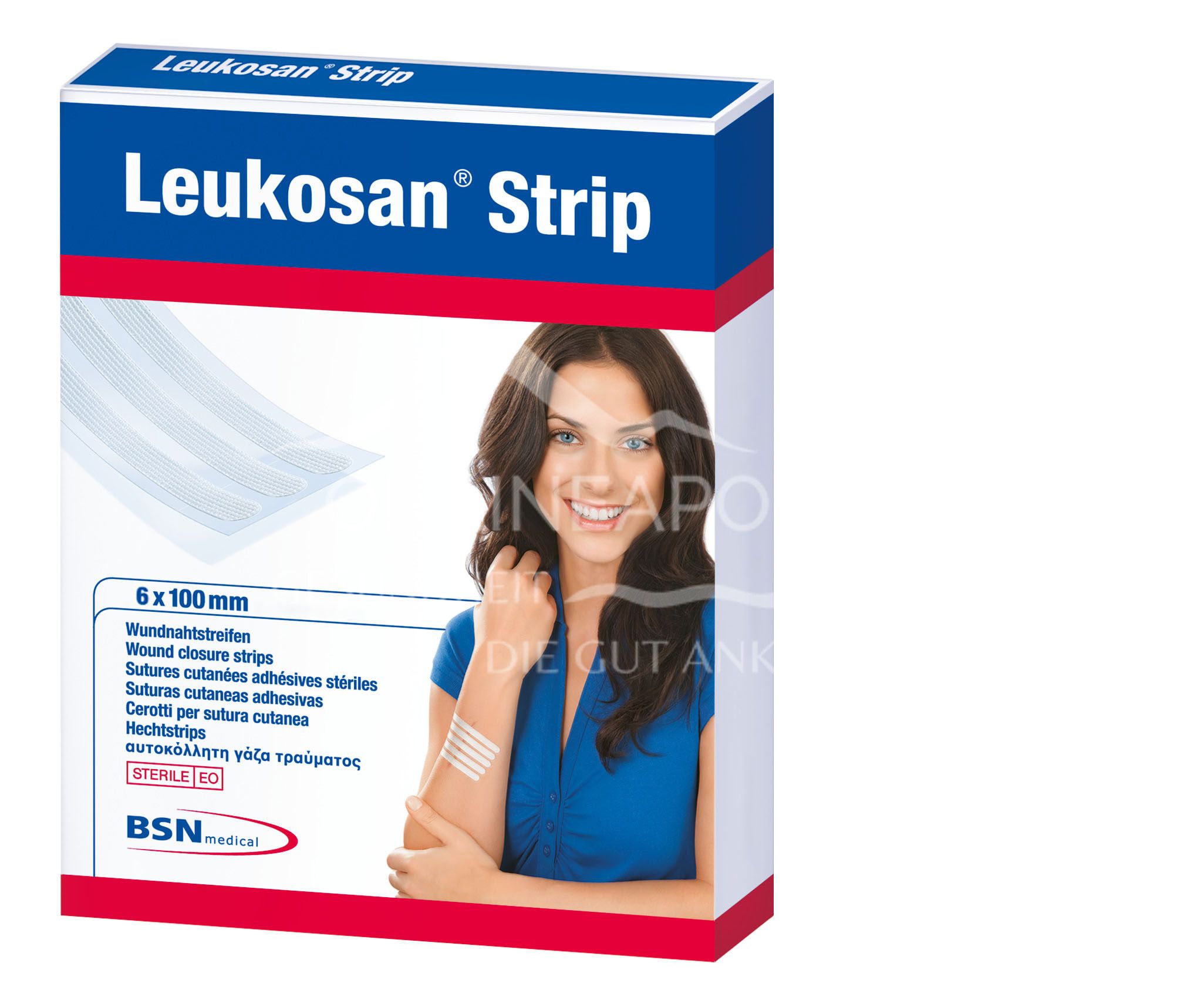 Leukoplast wound closure strip 6 x 100mm