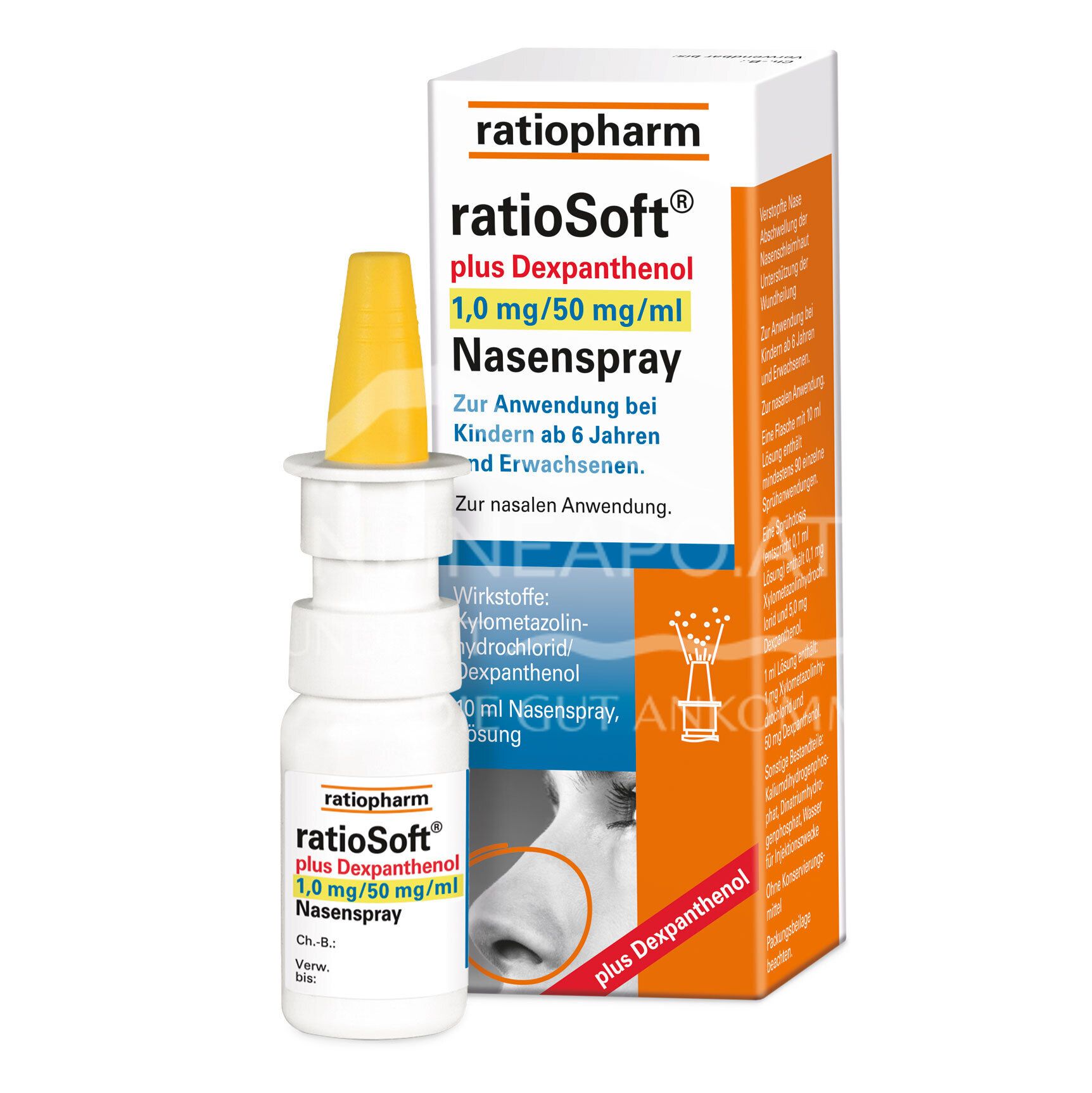 ratioSoft® plus Dexpanthenol 1,0 mg/50 mg/ml Nasenspray  