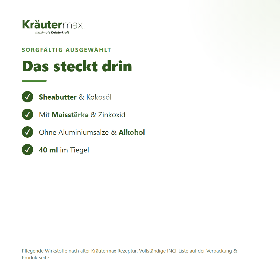 Kräutermax Sheabutter Deocreme