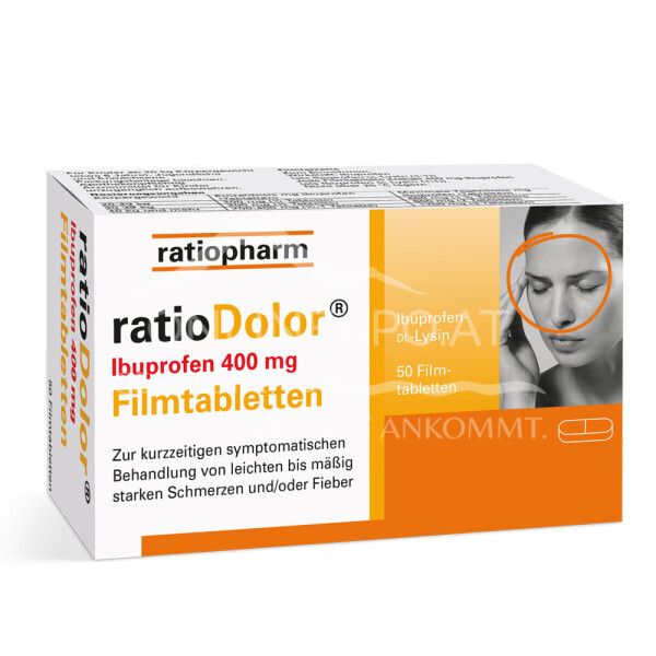 ratioDolor® Ibuprofen 400 mg Filmtabletten
