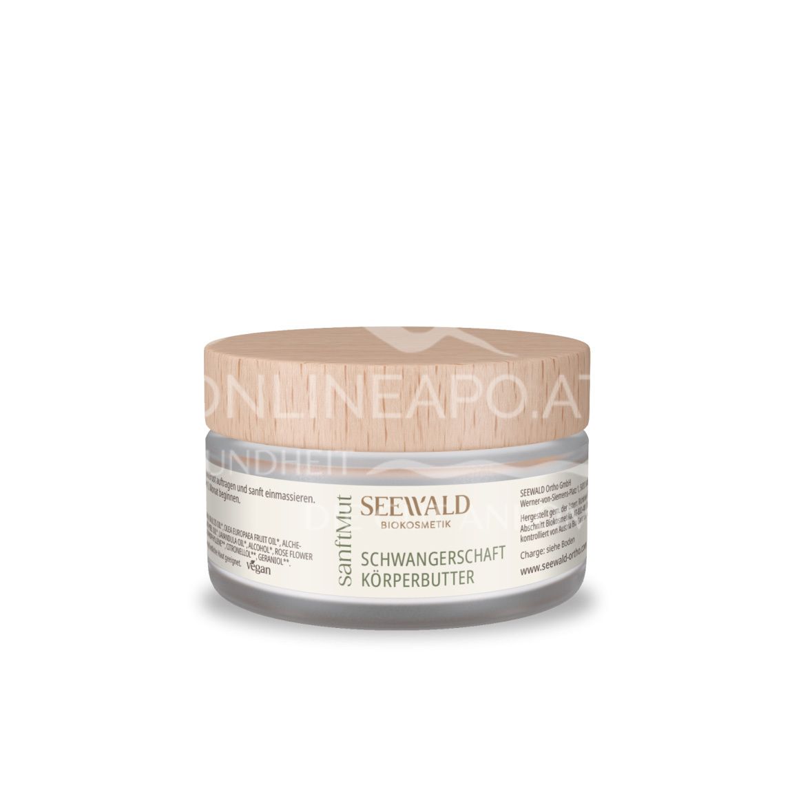 Seewald organic cosmetics sanftMut - Pregnancy body butter