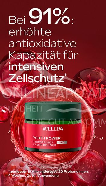 Weleda Youth Power Tagespflege Creme - Granatapfel