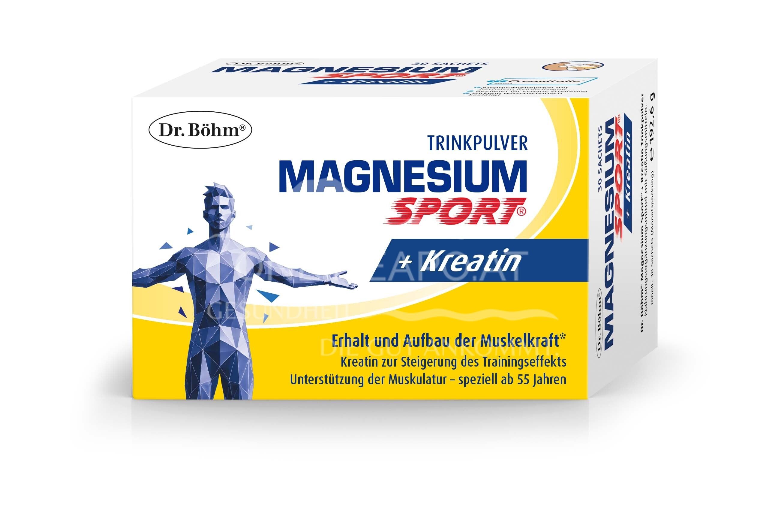 Dr Böhm® Magnesium Sport® + Creatine Drinking Powder Sachets