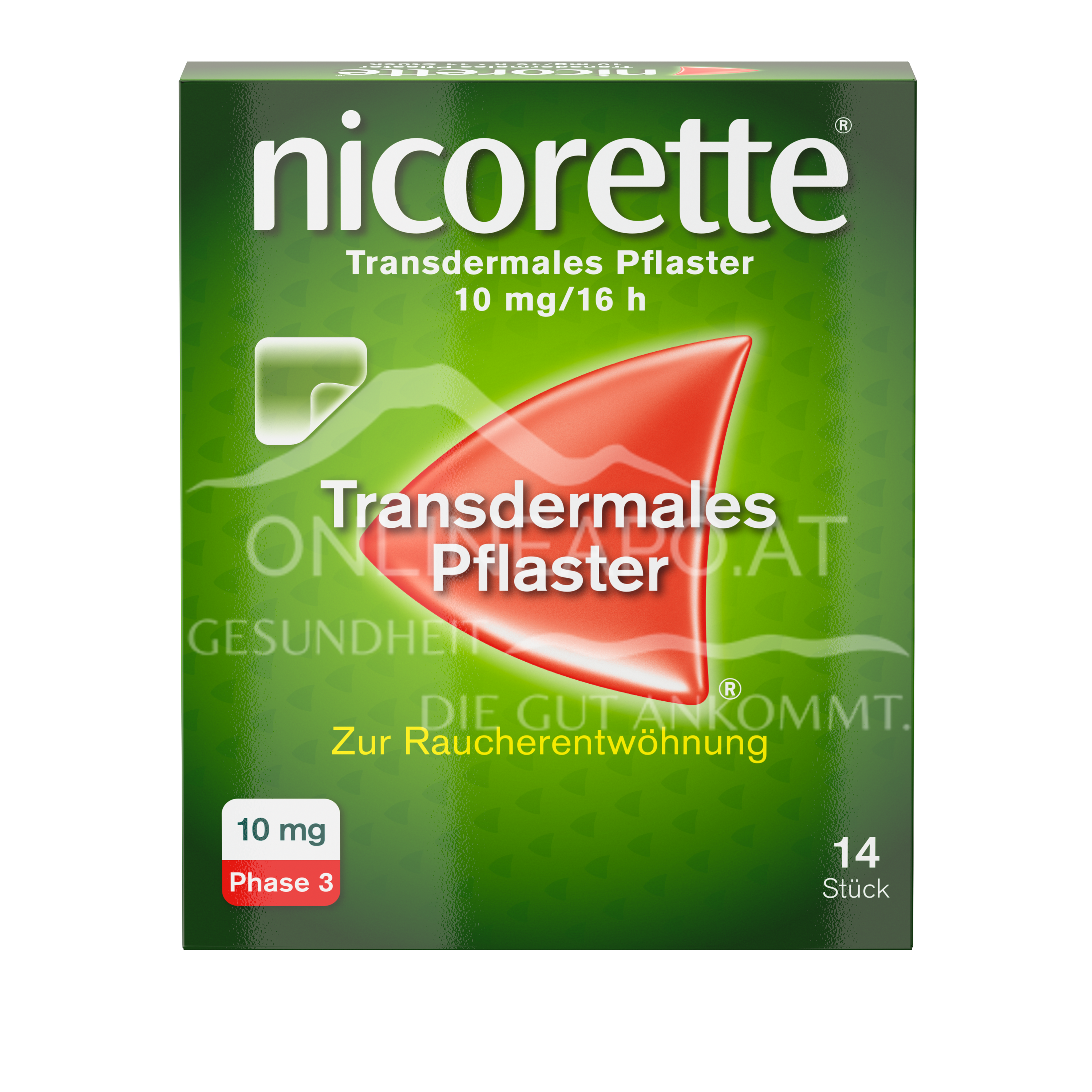 Nicorette 10 mg/16 h – transdermales Pflaster