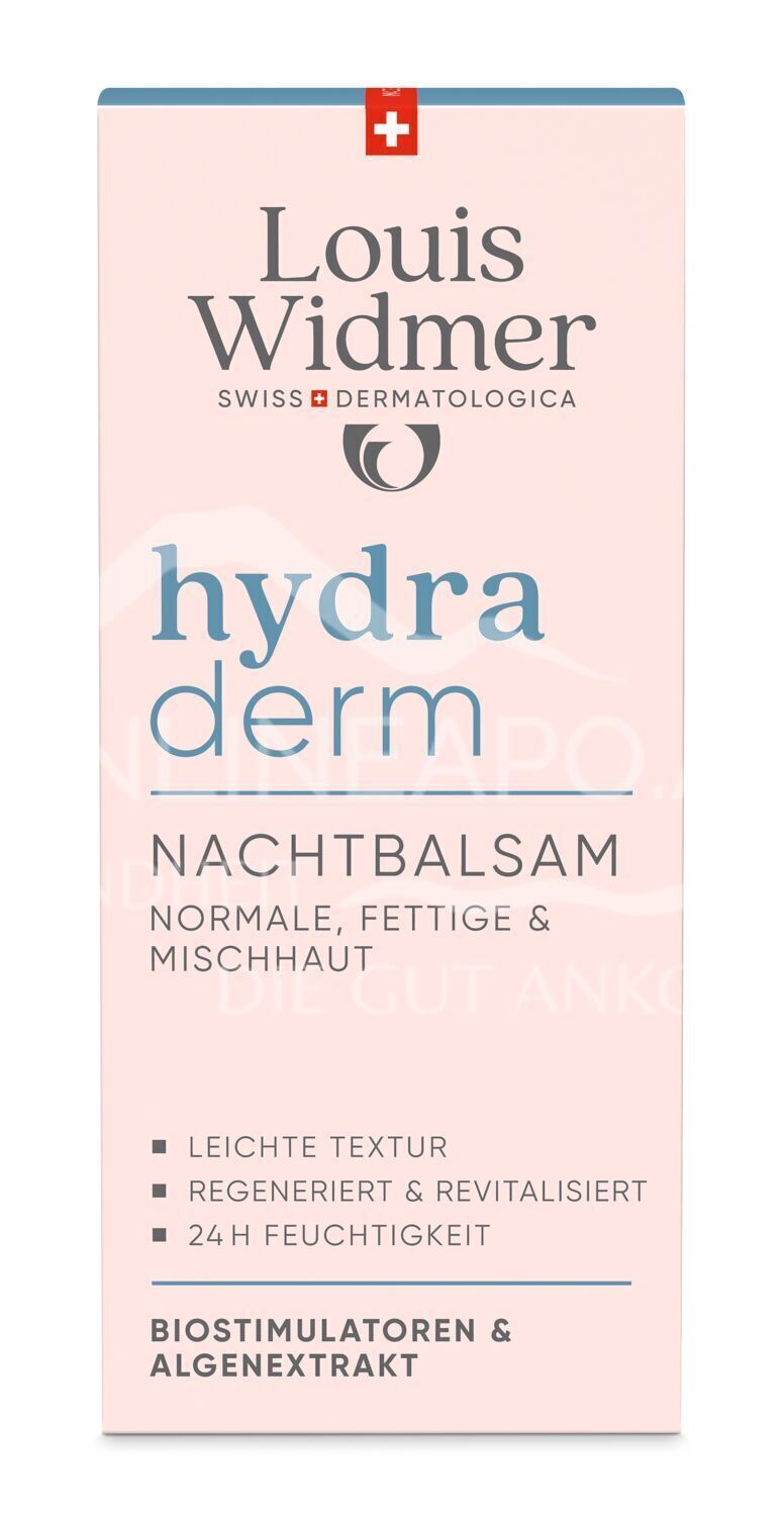 Louis Widmer hydraderm Nachtbalsam - leicht parfümiert
