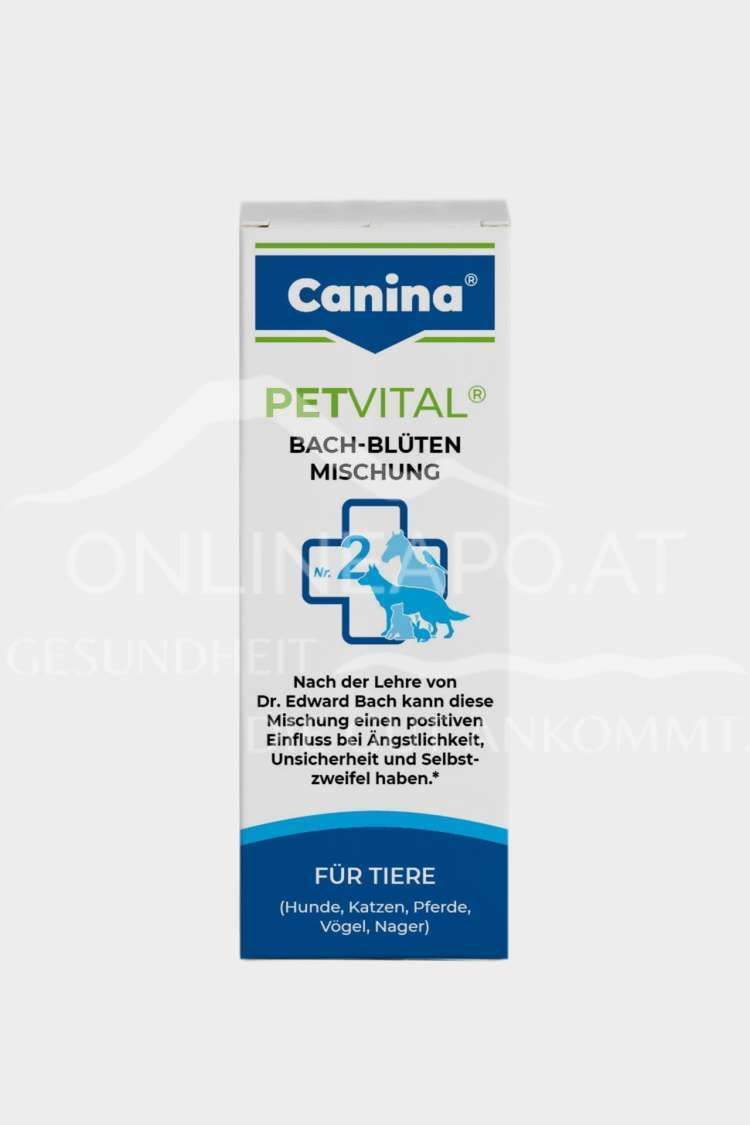 Canina® PETVITAL® Bach-Blüten Globuli - Nr. 2 Angst für Tiere