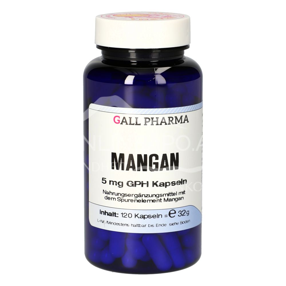Gall Pharma Manganese 5 mg capsules