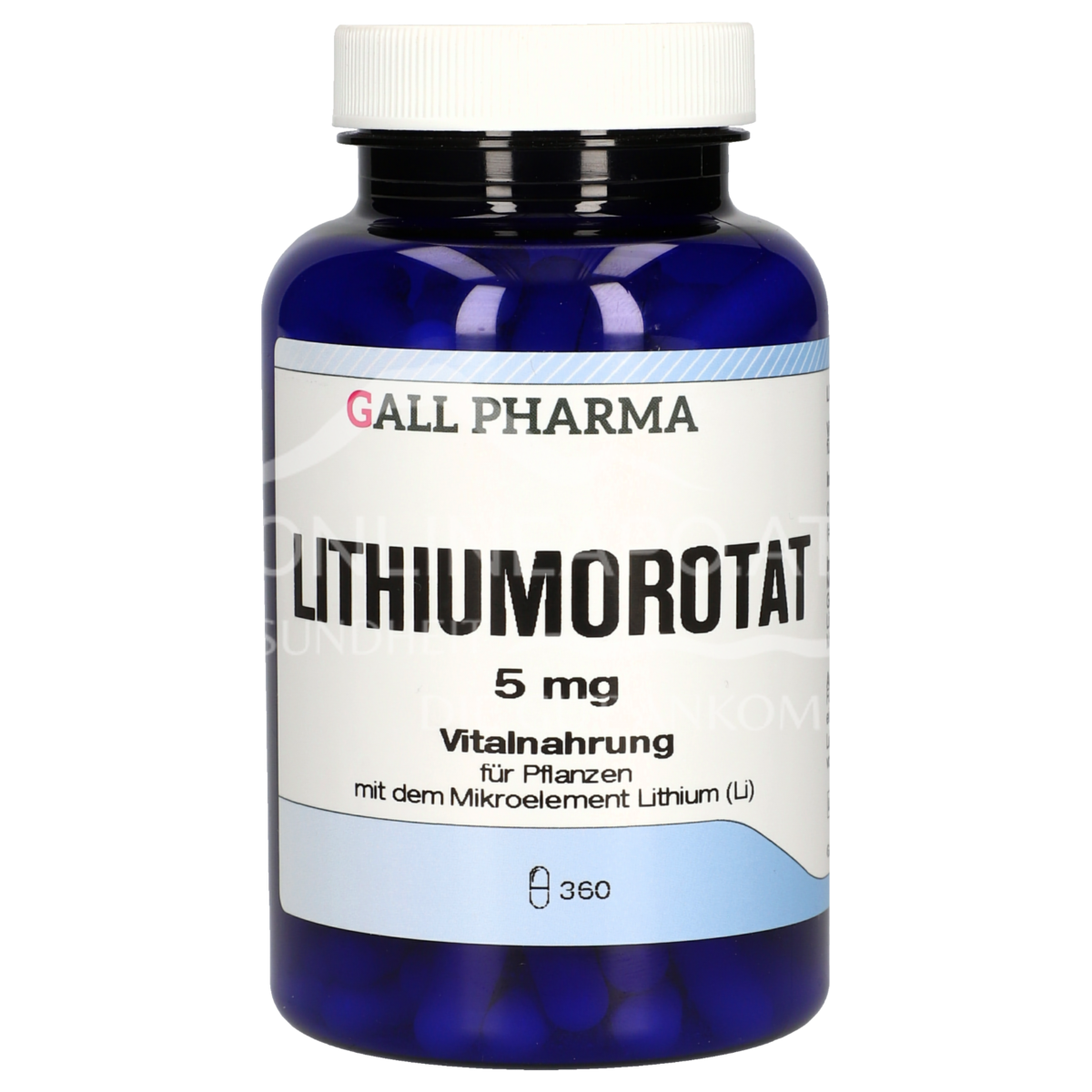 Gall Pharma Lithiumorotat 5 mg Kapseln