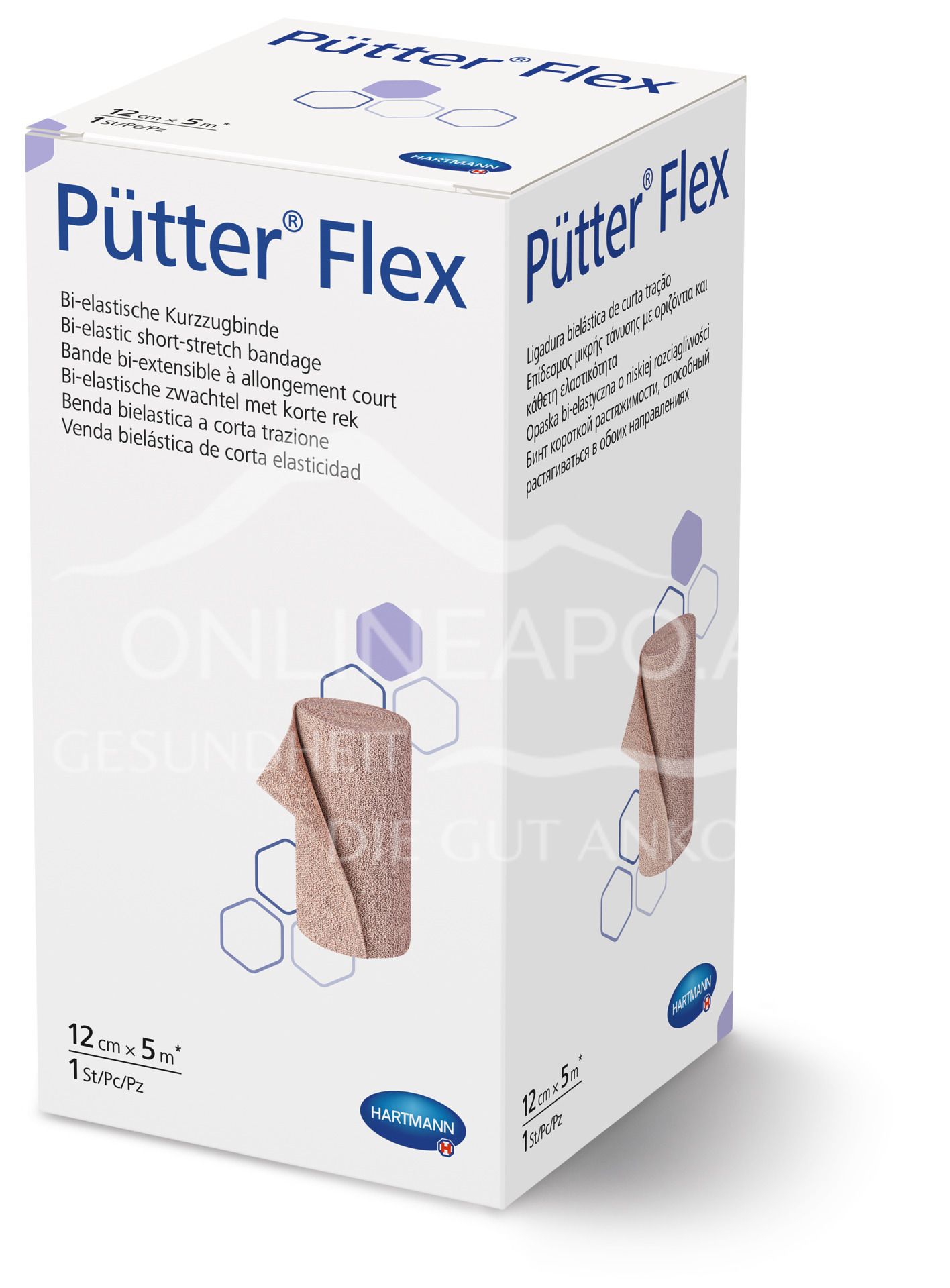 Pütter® Flex Bi-elastische Kurzzugbinde 12 cm x 5 m