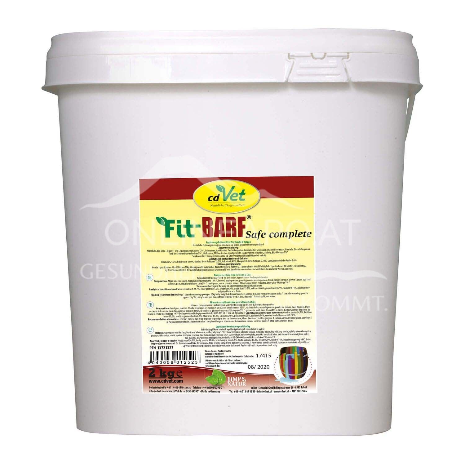 cdVet Fit-BARF Safe-Complete powder for dogs and cats