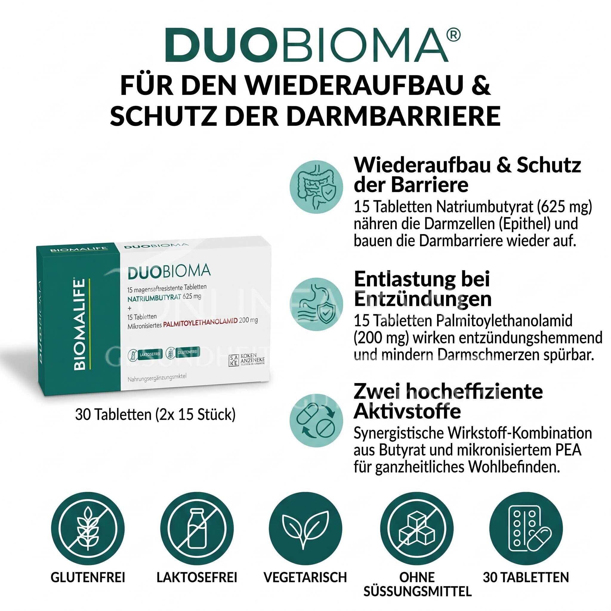 SABE belle BIOMALIFE® DUOBIOMA Tabletten, 2 x 15 Stück