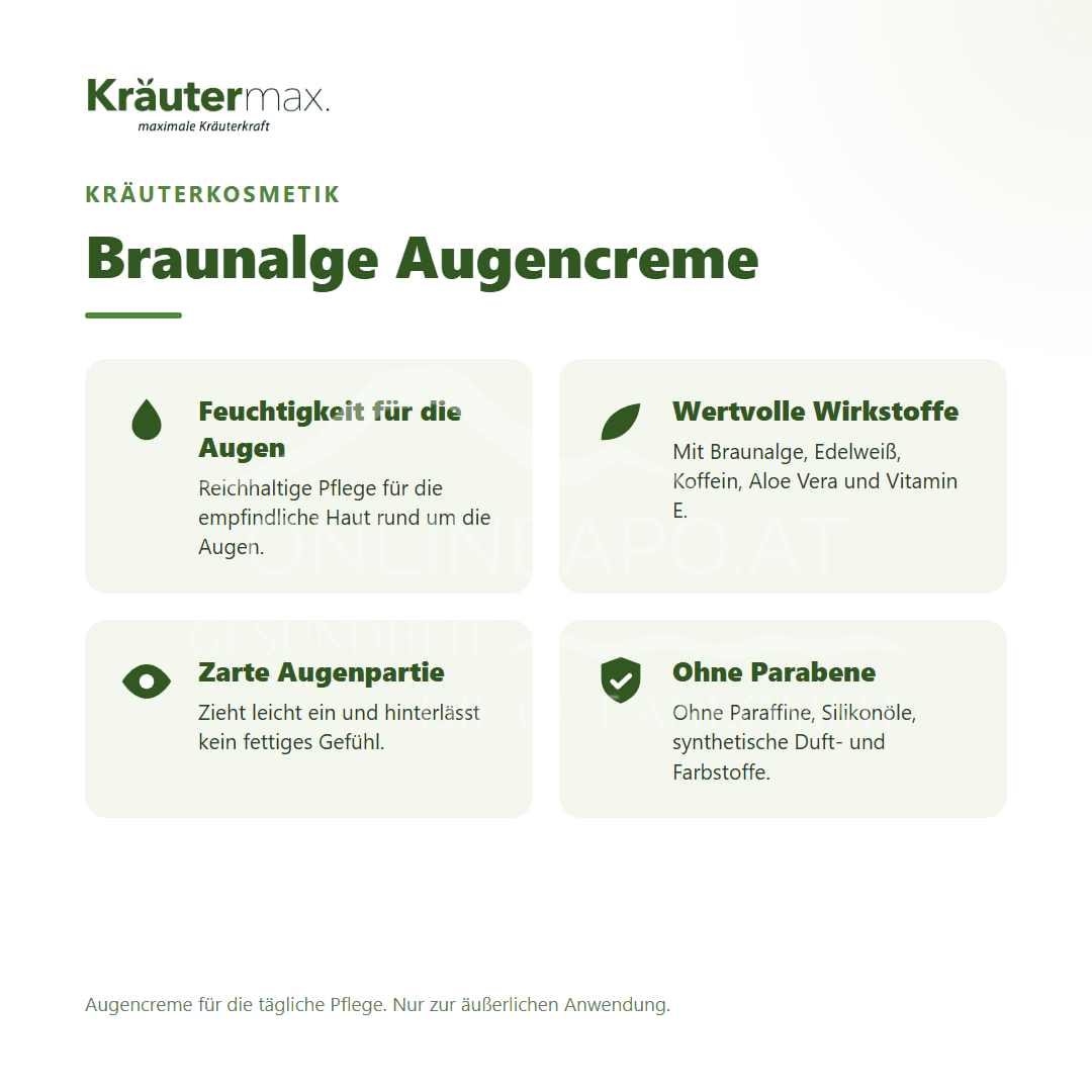 Kräutermax Braunalge Augencreme