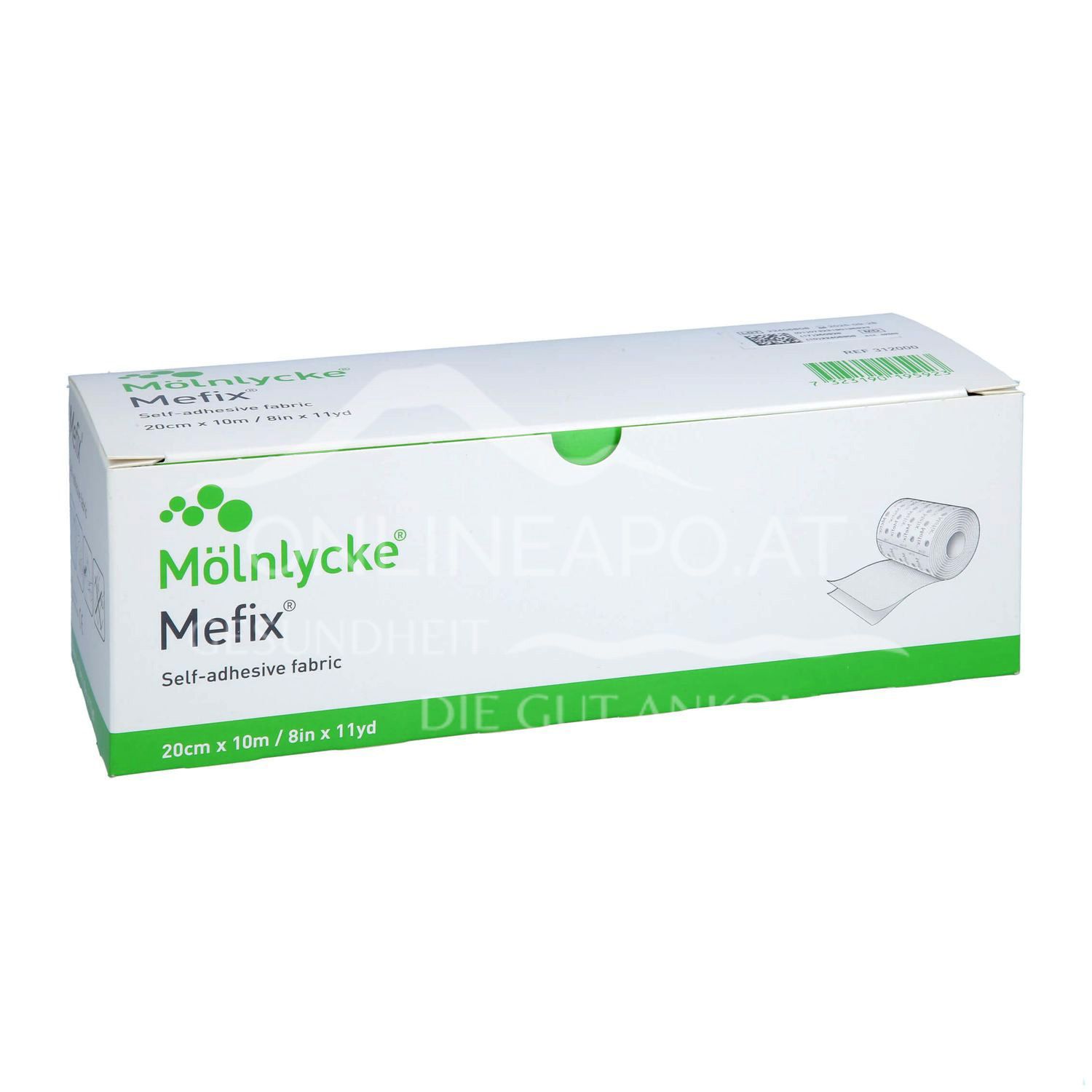 Mölnlycke Mefix® self-adhesive fixation fleece roll, 20 cm x 10 m