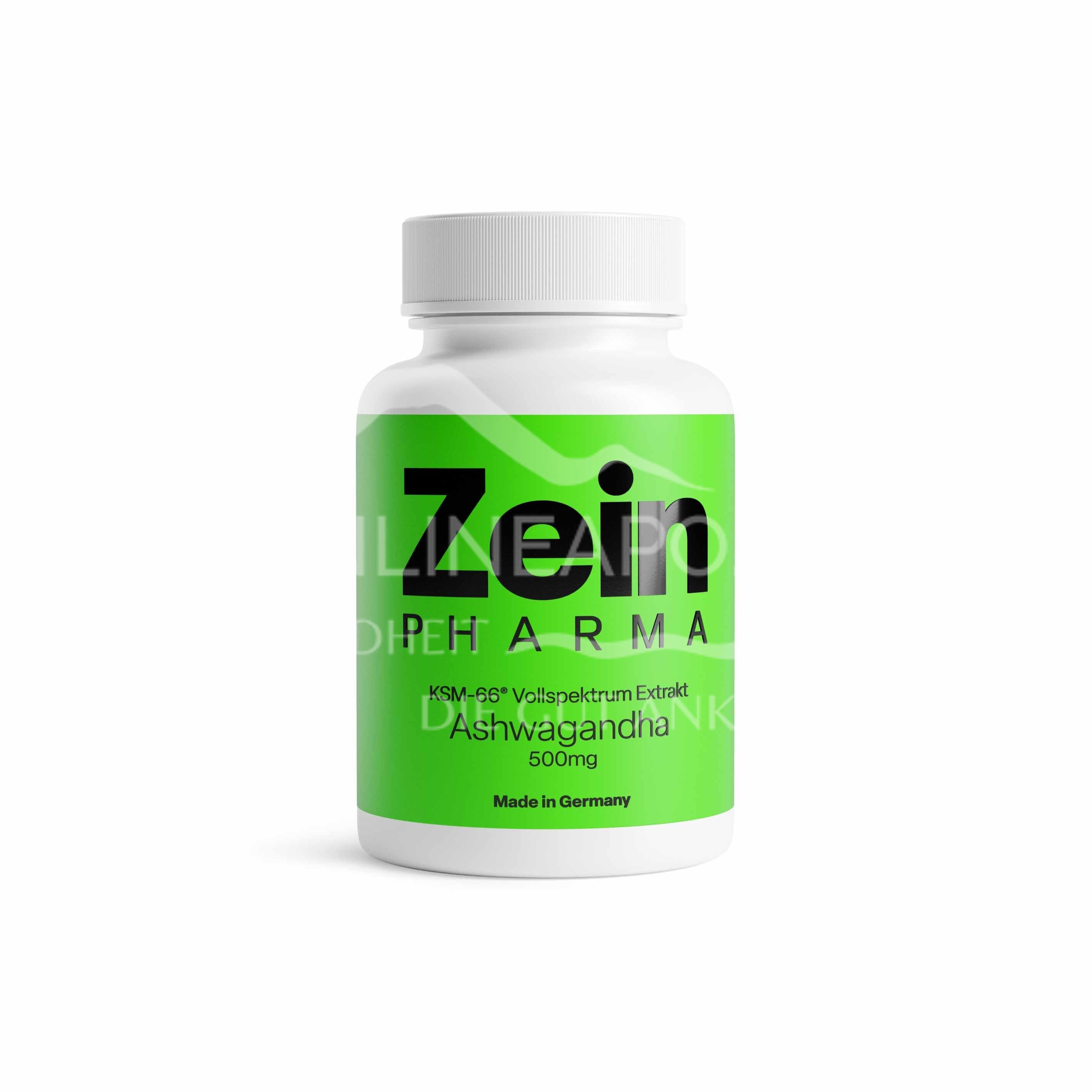 ZeinPharma Ashwagandha KSM-66 500 mg Kapseln