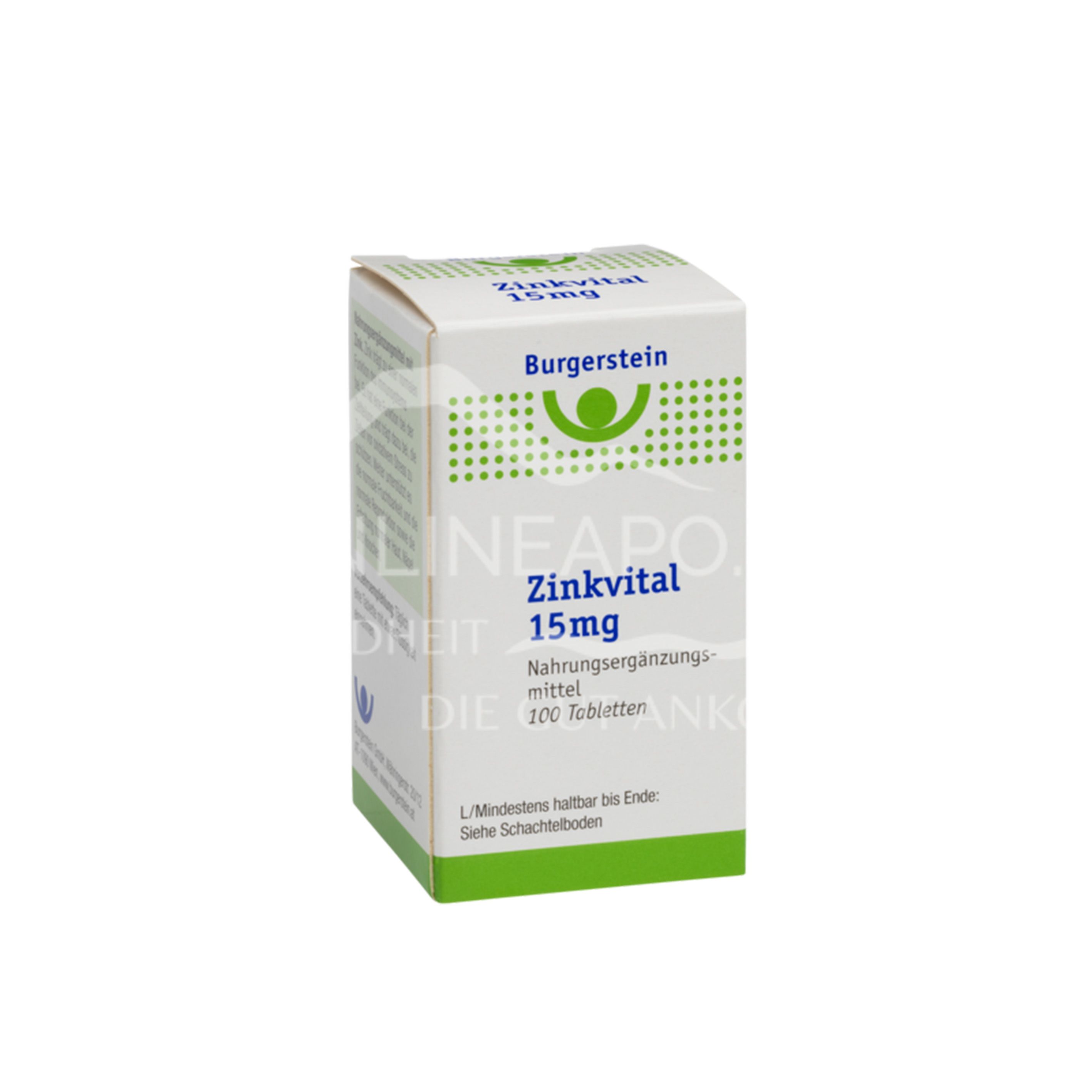 Burgerstein ZinkVital 15 mg Tabletten