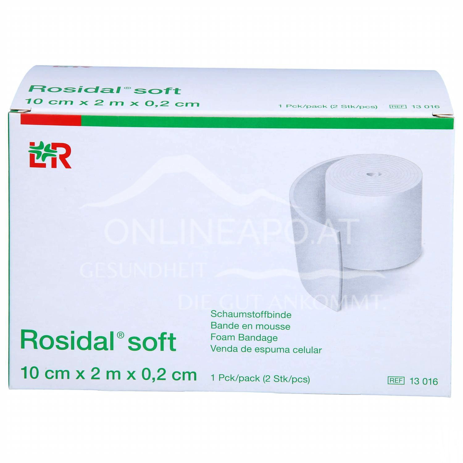 Rosidal® soft foam bandage 10 cm x 2.0 m x 0.2 cm