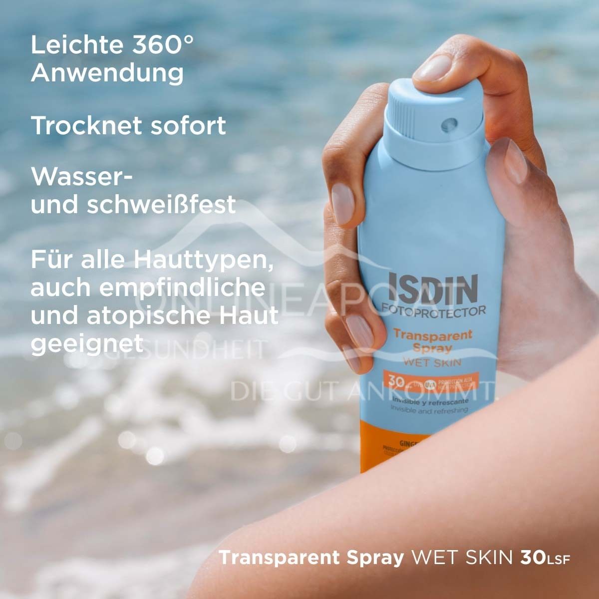 ISDIN Fotoprotector Transparent Spray Wet Skin LSF 30