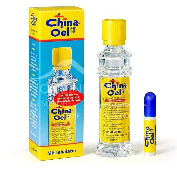 China-Oel® Tropfen mit Inhalator