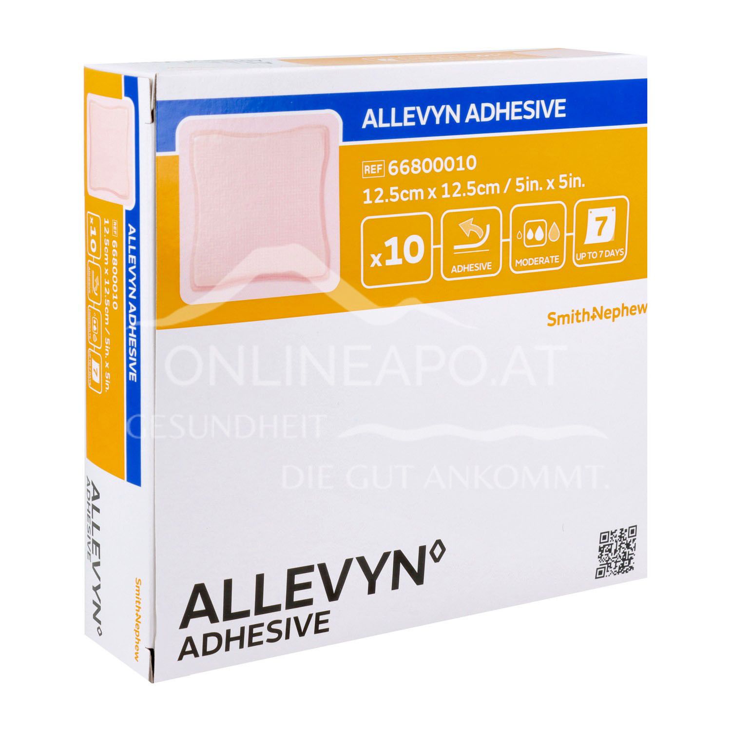 ALLEVYN Adhesive foam dressing 12.5 x 12.5 cm